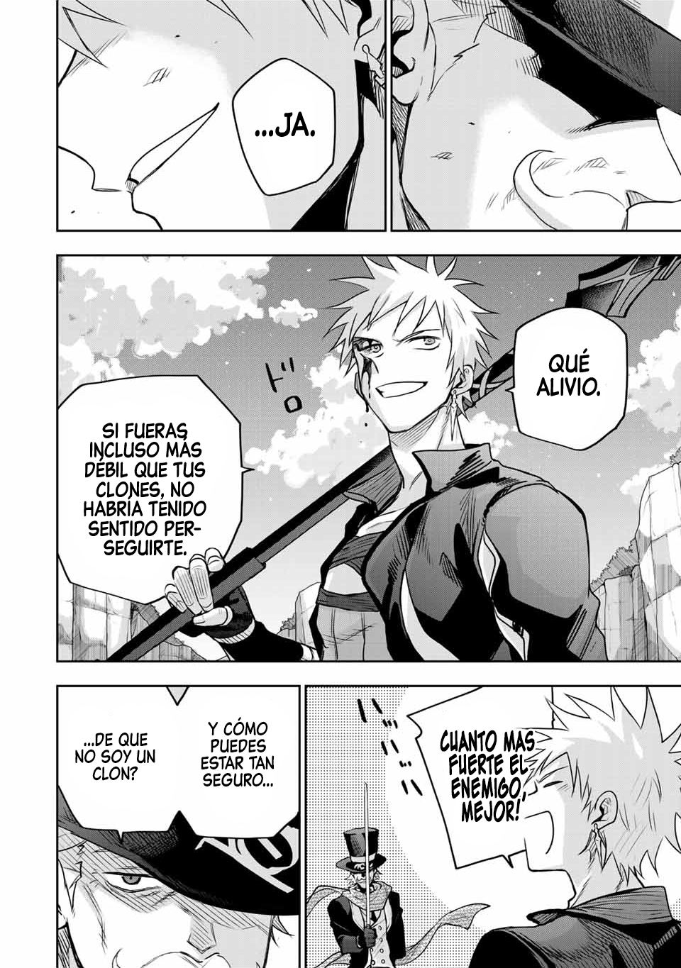 Un mago de la corte, que se centraba en la magia de apoyo porque sus aliados eran demasiado débiles, aspira a convertirse en el más fuerte tras ser expulsado Capitulo 104 página 4
