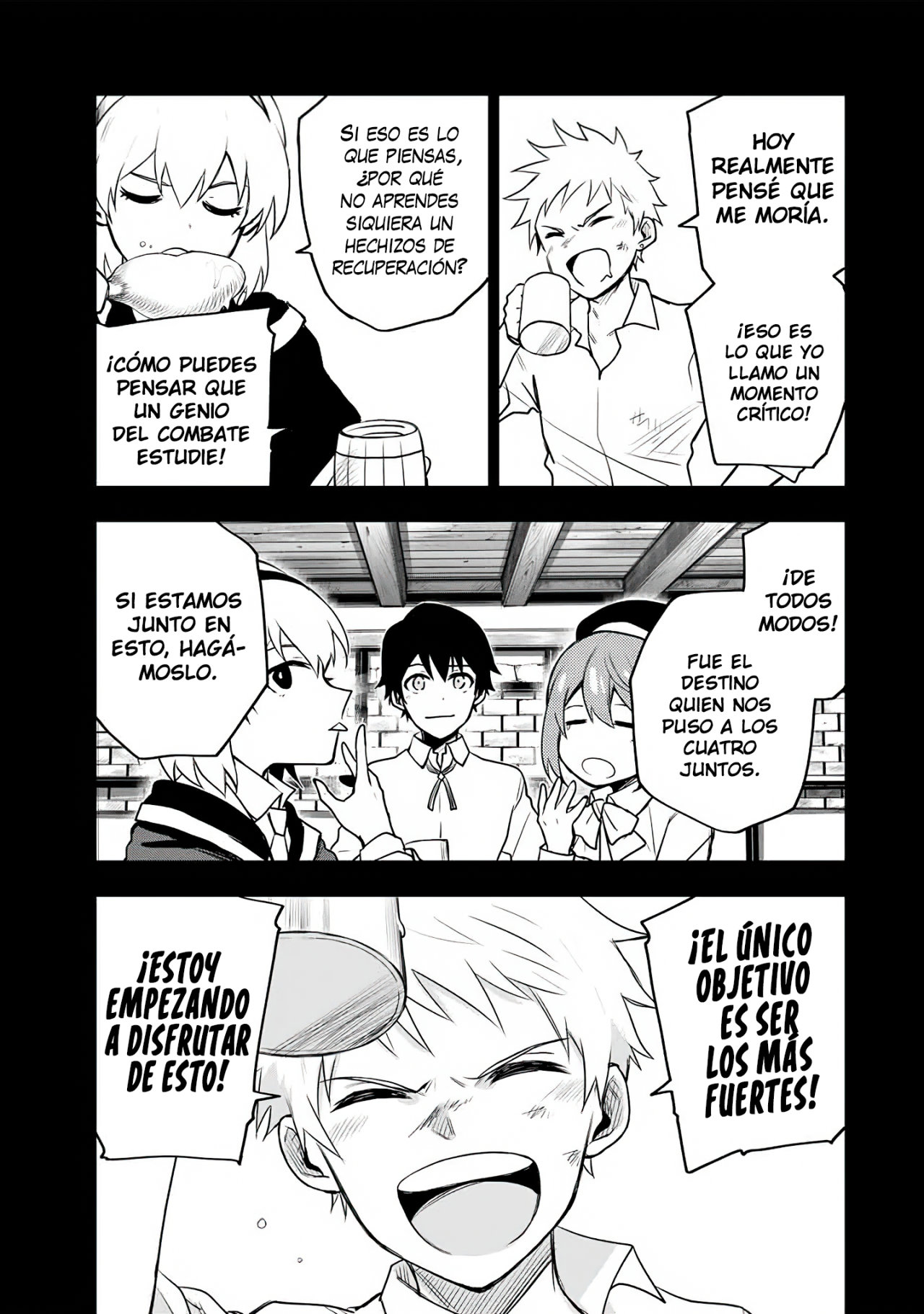 Un mago de la corte, que se centraba en la magia de apoyo porque sus aliados eran demasiado débiles, aspira a convertirse en el más fuerte tras ser expulsado Capitulo 16: Como un aventurero página 10
