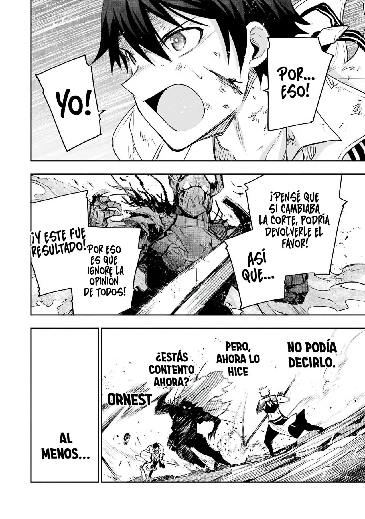 Un mago de la corte, que se centraba en la magia de apoyo porque sus aliados eran demasiado débiles, aspira a convertirse en el más fuerte tras ser expulsado Capitulo 16: Como un aventurero página 15
