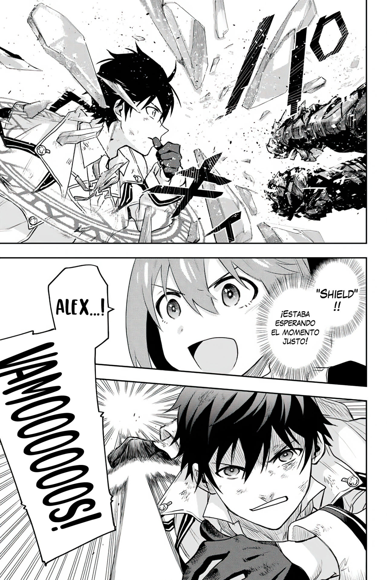 Un mago de la corte, que se centraba en la magia de apoyo porque sus aliados eran demasiado débiles, aspira a convertirse en el más fuerte tras ser expulsado Capitulo 4: Dragneel página 14