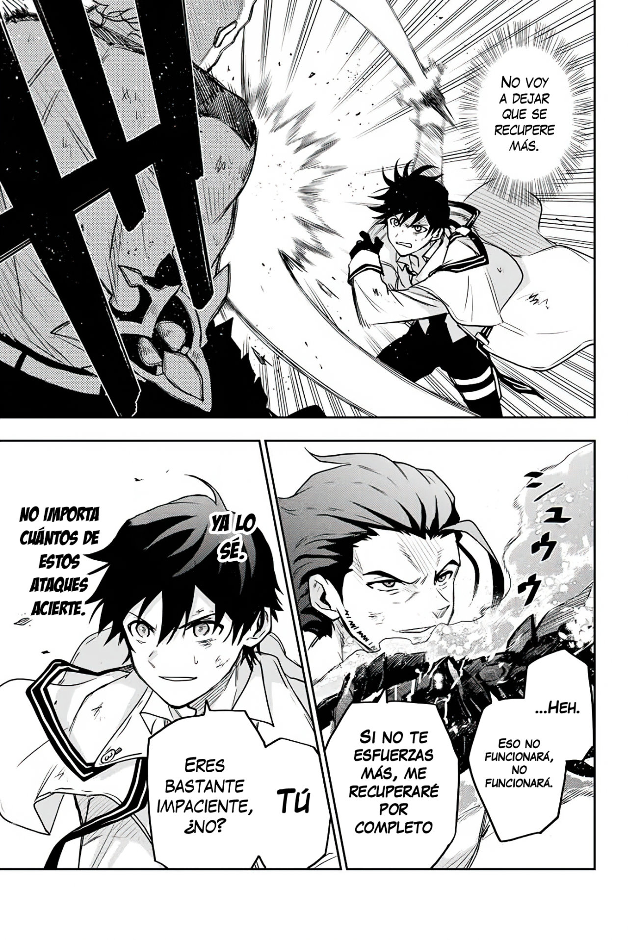 Un mago de la corte, que se centraba en la magia de apoyo porque sus aliados eran demasiado débiles, aspira a convertirse en el más fuerte tras ser expulsado Capitulo 4: Dragneel página 8