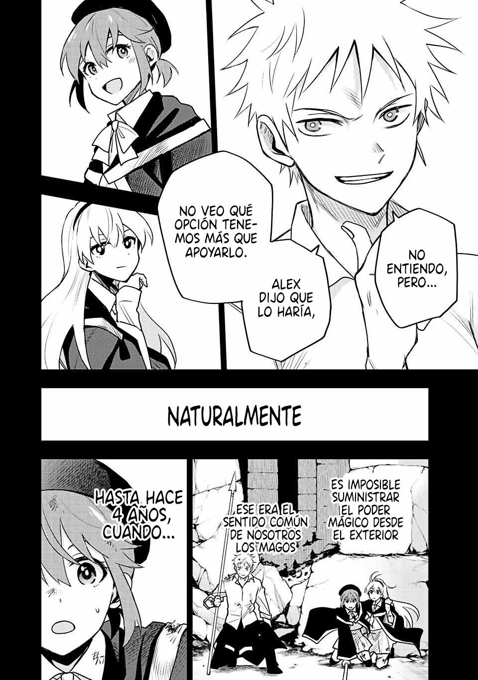 Un mago de la corte, que se centraba en la magia de apoyo porque sus aliados eran demasiado débiles, aspira a convertirse en el más fuerte tras ser expulsado Capitulo 45: Limit Break página 10