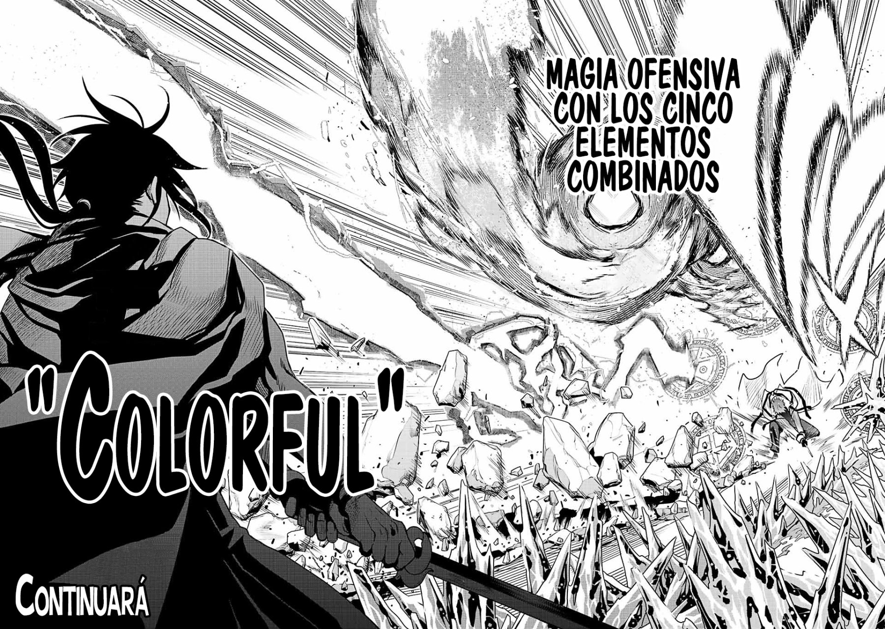 Un mago de la corte, que se centraba en la magia de apoyo porque sus aliados eran demasiado débiles, aspira a convertirse en el más fuerte tras ser expulsado Capitulo 45: Limit Break página 14