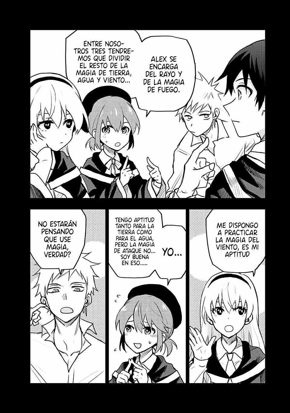 Un mago de la corte, que se centraba en la magia de apoyo porque sus aliados eran demasiado débiles, aspira a convertirse en el más fuerte tras ser expulsado Capitulo 45: Limit Break página 5