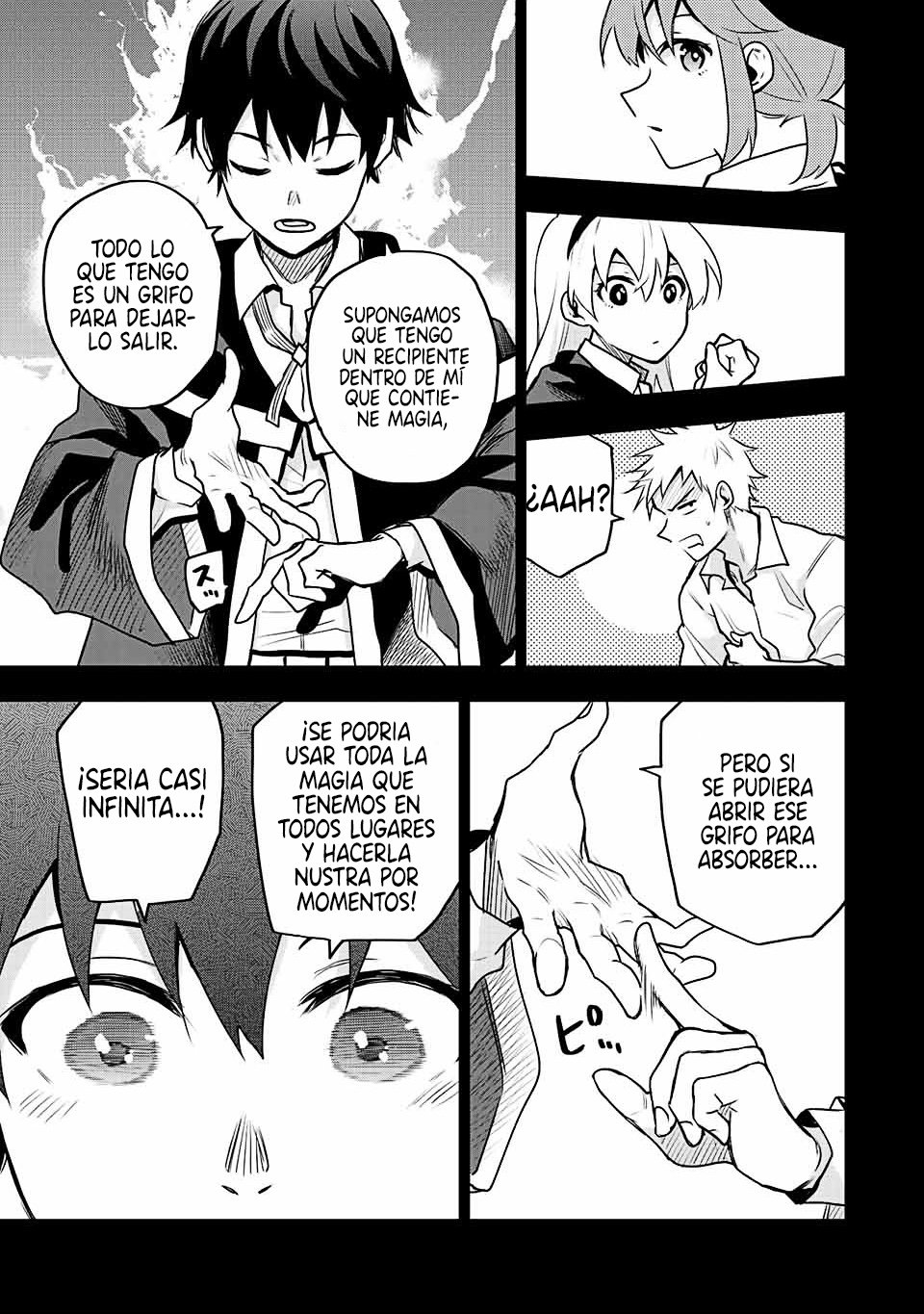 Un mago de la corte, que se centraba en la magia de apoyo porque sus aliados eran demasiado débiles, aspira a convertirse en el más fuerte tras ser expulsado Capitulo 45: Limit Break página 7
