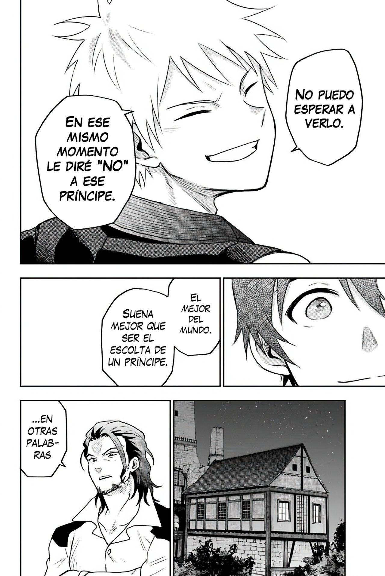 Un mago de la corte, que se centraba en la magia de apoyo porque sus aliados eran demasiado débiles, aspira a convertirse en el más fuerte tras ser expulsado Capitulo 5: Mago de la Corte página 18