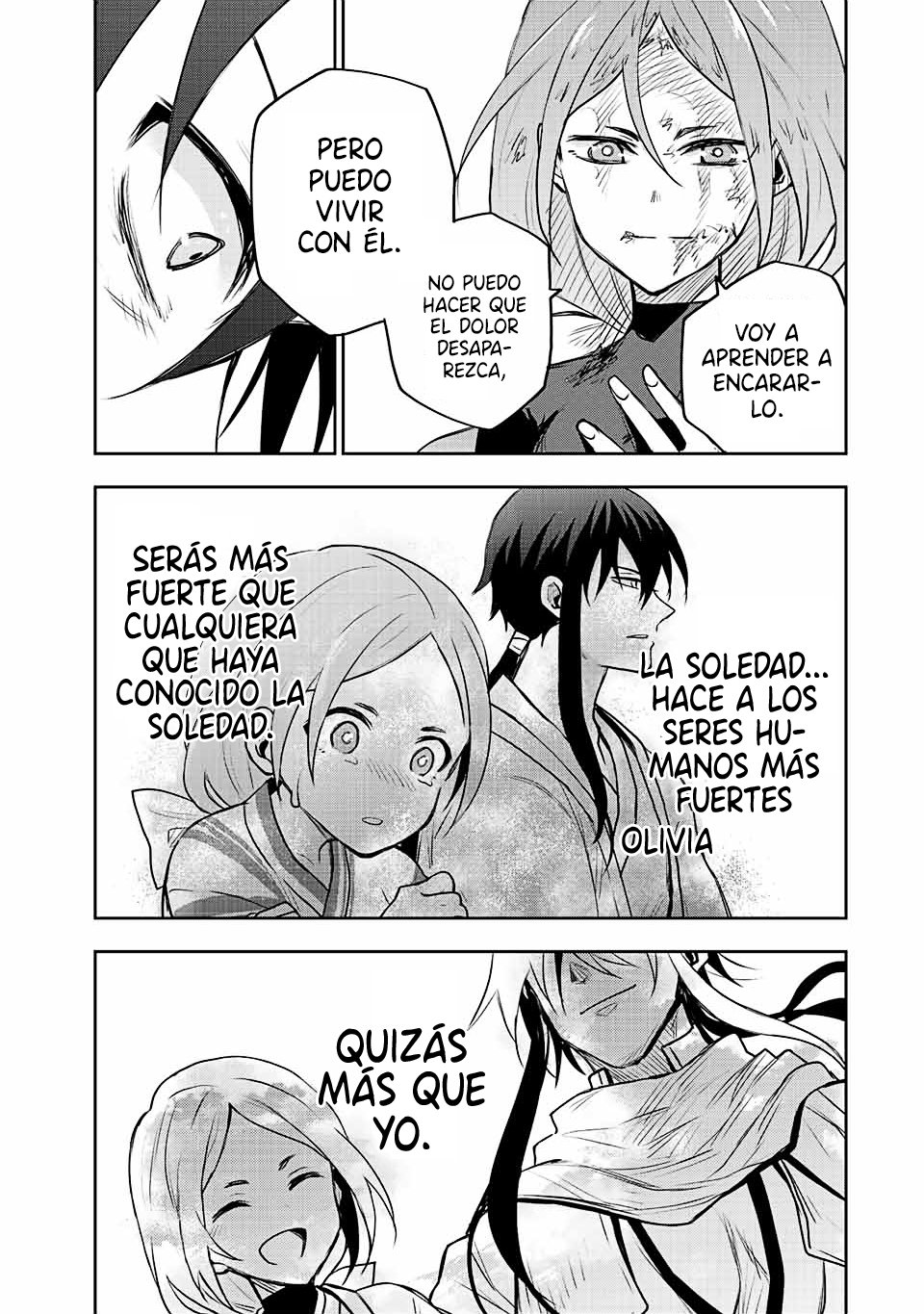 Un mago de la corte, que se centraba en la magia de apoyo porque sus aliados eran demasiado débiles, aspira a convertirse en el más fuerte tras ser expulsado Capitulo 50: Despedida página 22
