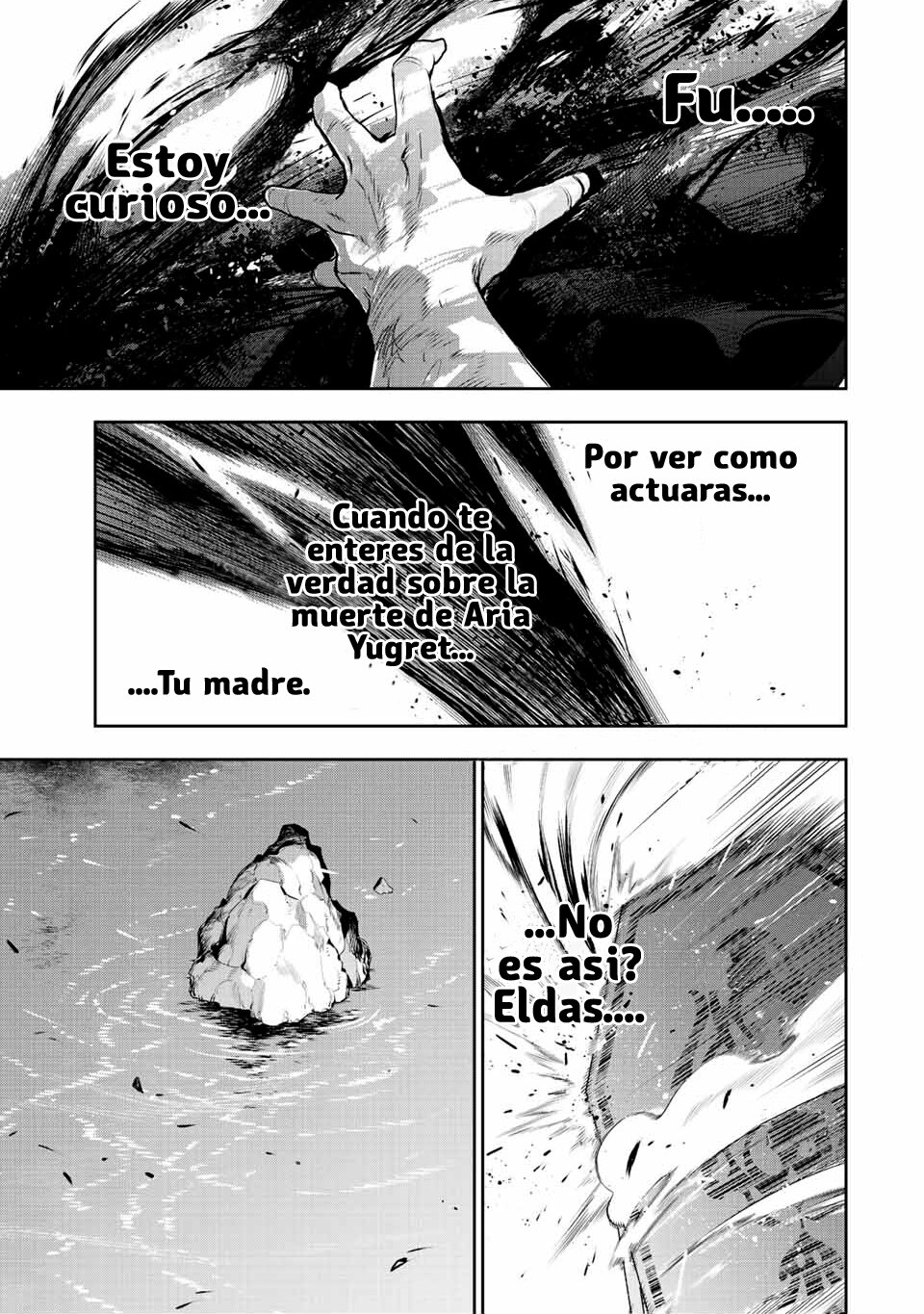 Un mago de la corte, que se centraba en la magia de apoyo porque sus aliados eran demasiado débiles, aspira a convertirse en el más fuerte tras ser expulsado Capitulo 51 página 9