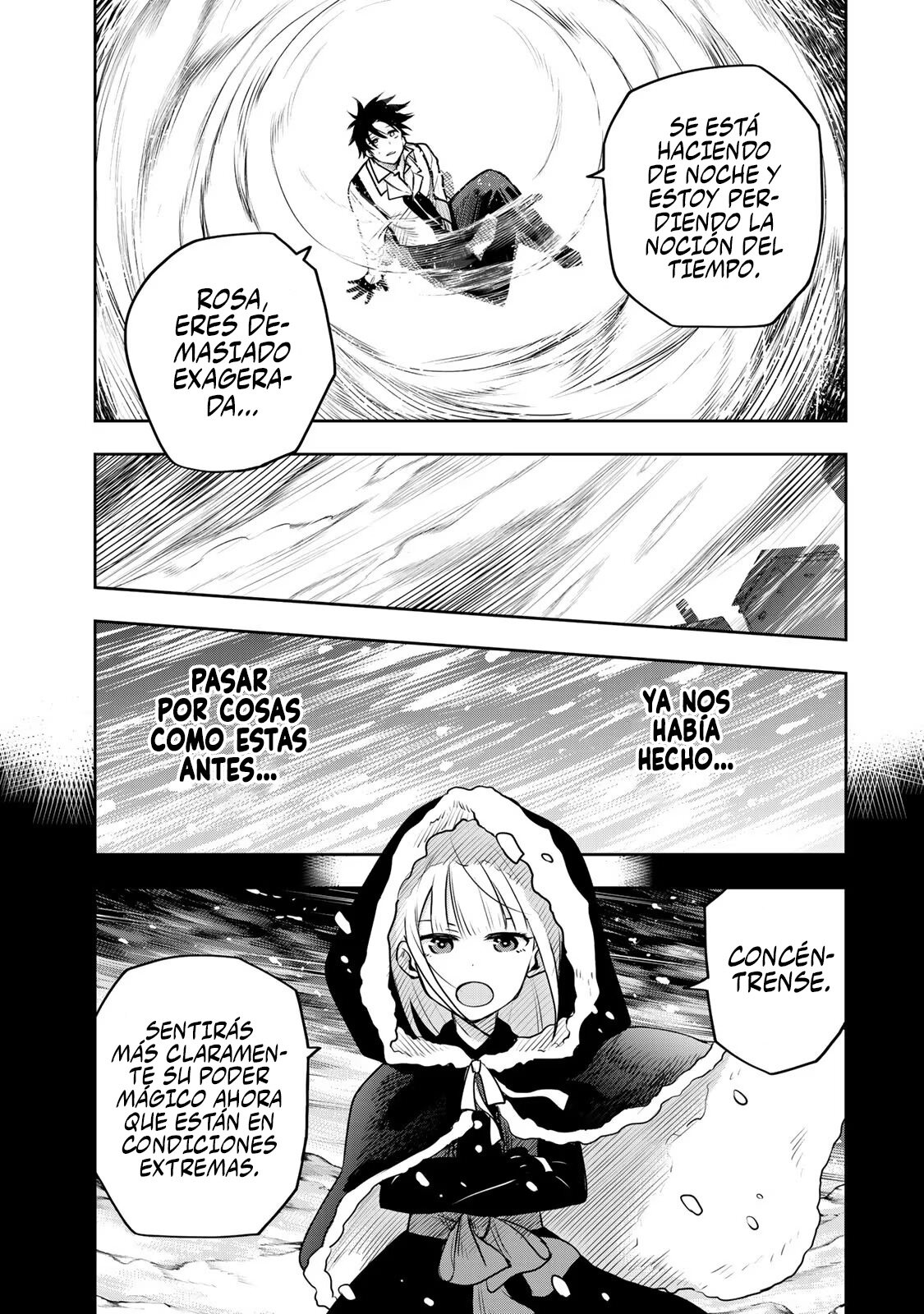 Un mago de la corte, que se centraba en la magia de apoyo porque sus aliados eran demasiado débiles, aspira a convertirse en el más fuerte tras ser expulsado Capitulo 59: Poder magico página 9