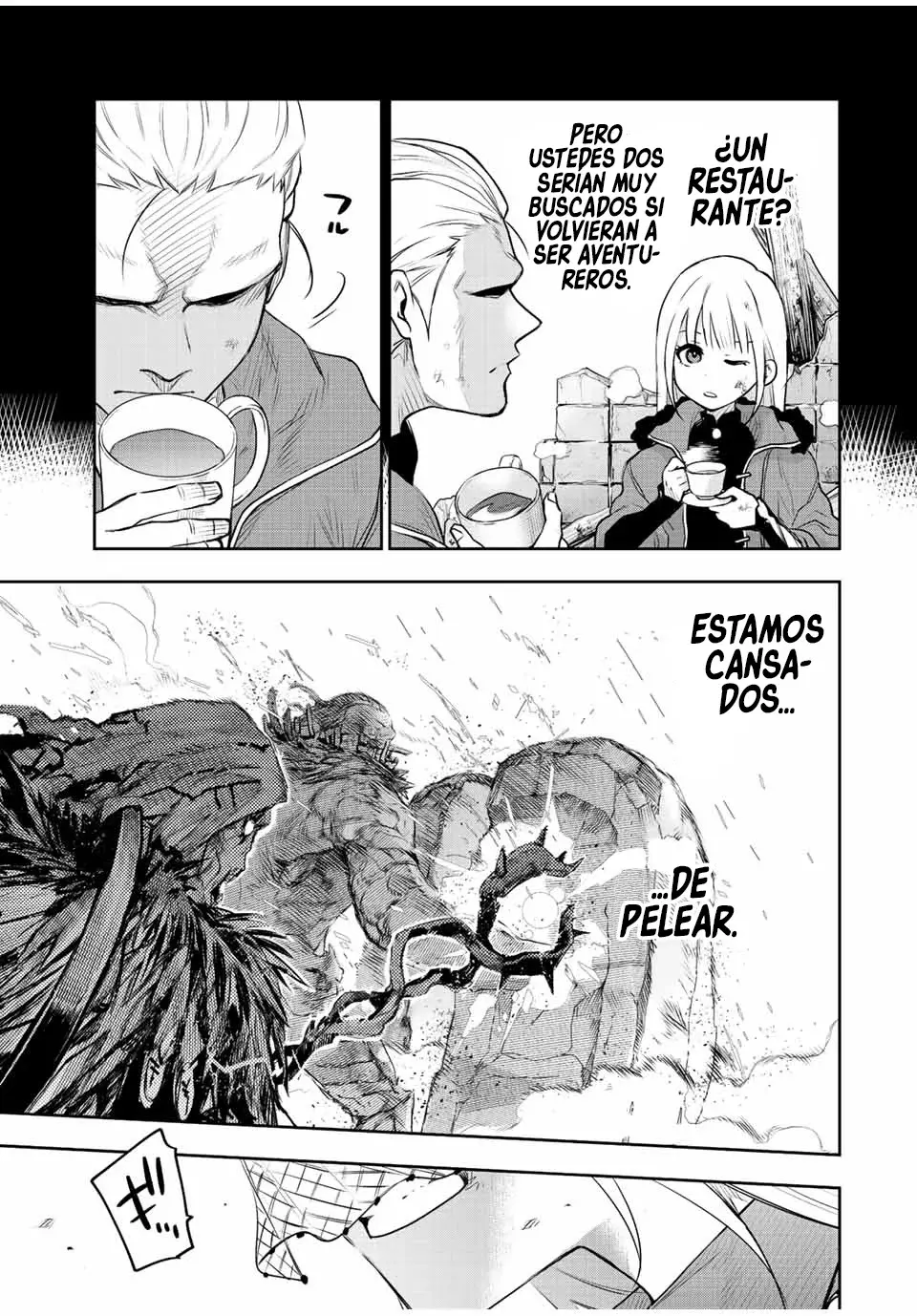 Un mago de la corte, que se centraba en la magia de apoyo porque sus aliados eran demasiado débiles, aspira a convertirse en el más fuerte tras ser expulsado Capitulo 66 página 13