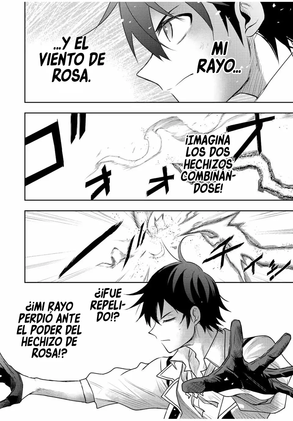 Un mago de la corte, que se centraba en la magia de apoyo porque sus aliados eran demasiado débiles, aspira a convertirse en el más fuerte tras ser expulsado Capitulo 67 página 11