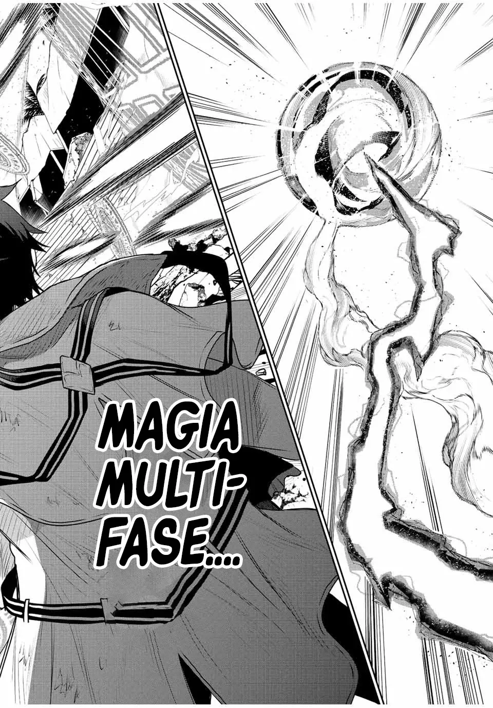 Un mago de la corte, que se centraba en la magia de apoyo porque sus aliados eran demasiado débiles, aspira a convertirse en el más fuerte tras ser expulsado Capitulo 67 página 13