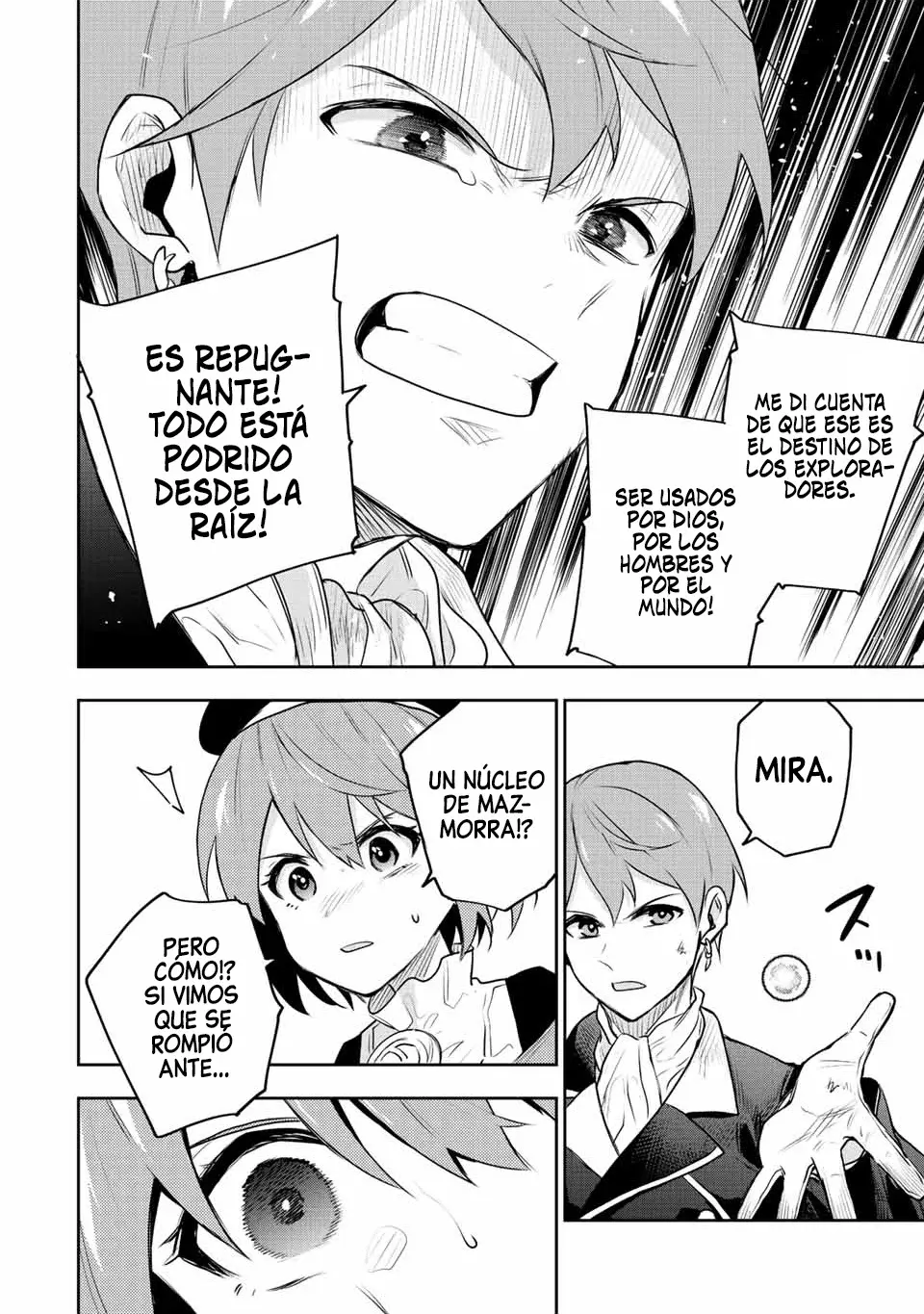 Un mago de la corte, que se centraba en la magia de apoyo porque sus aliados eran demasiado débiles, aspira a convertirse en el más fuerte tras ser expulsado Capitulo 69 página 16