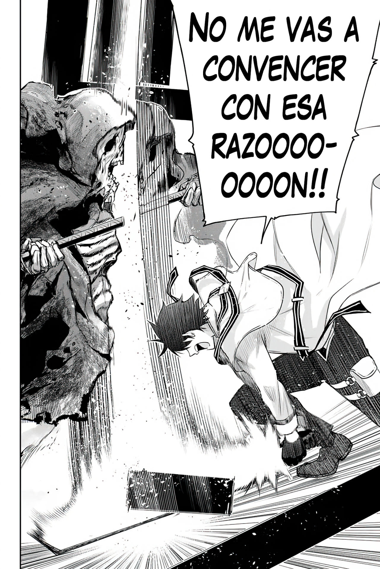 Un mago de la corte, que se centraba en la magia de apoyo porque sus aliados eran demasiado débiles, aspira a convertirse en el más fuerte tras ser expulsado Capitulo 7: Enemigo invisible página 15