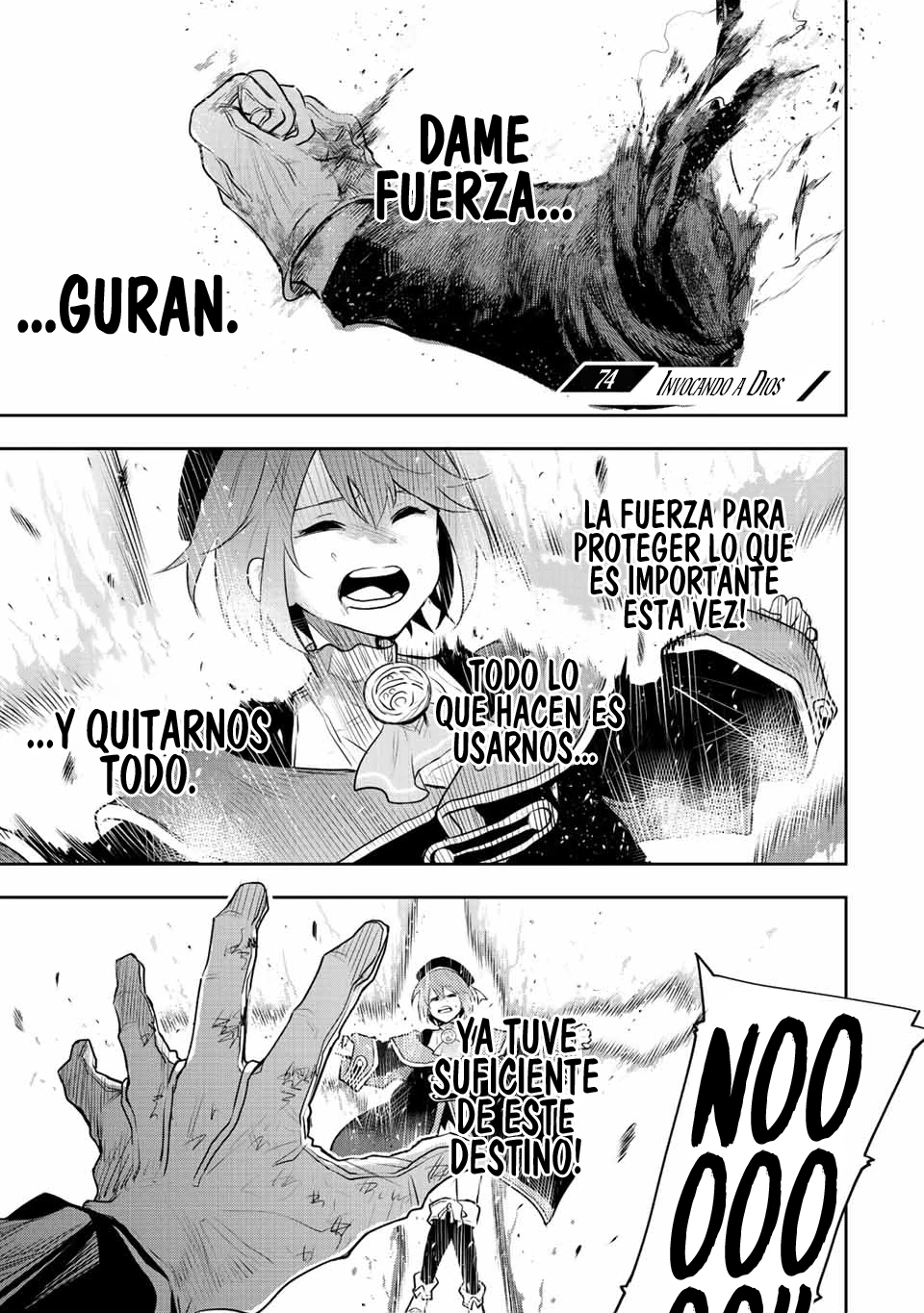 Un mago de la corte, que se centraba en la magia de apoyo porque sus aliados eran demasiado débiles, aspira a convertirse en el más fuerte tras ser expulsado Capitulo 74 página 3