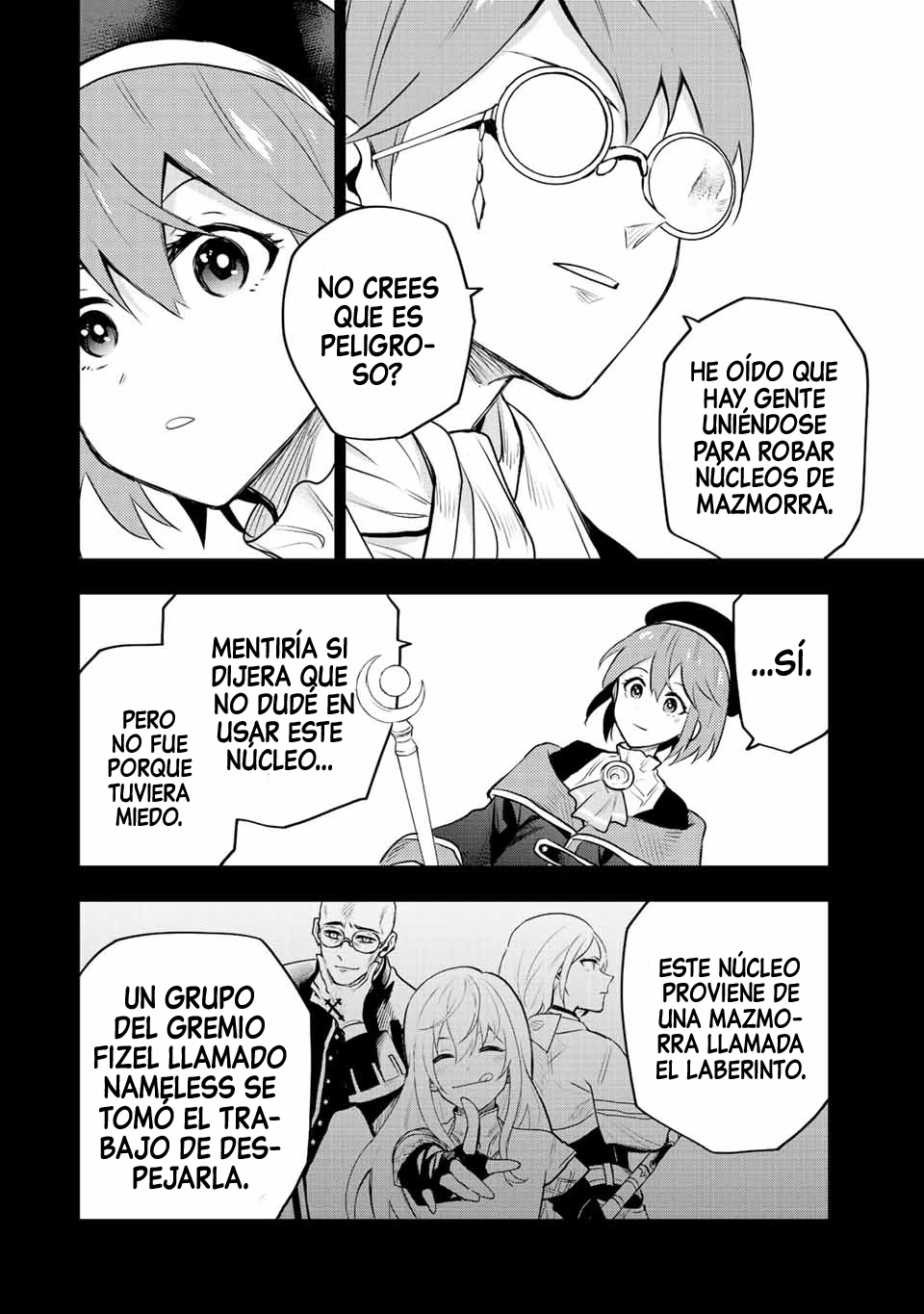 Un mago de la corte, que se centraba en la magia de apoyo porque sus aliados eran demasiado débiles, aspira a convertirse en el más fuerte tras ser expulsado Capitulo 76 página 4