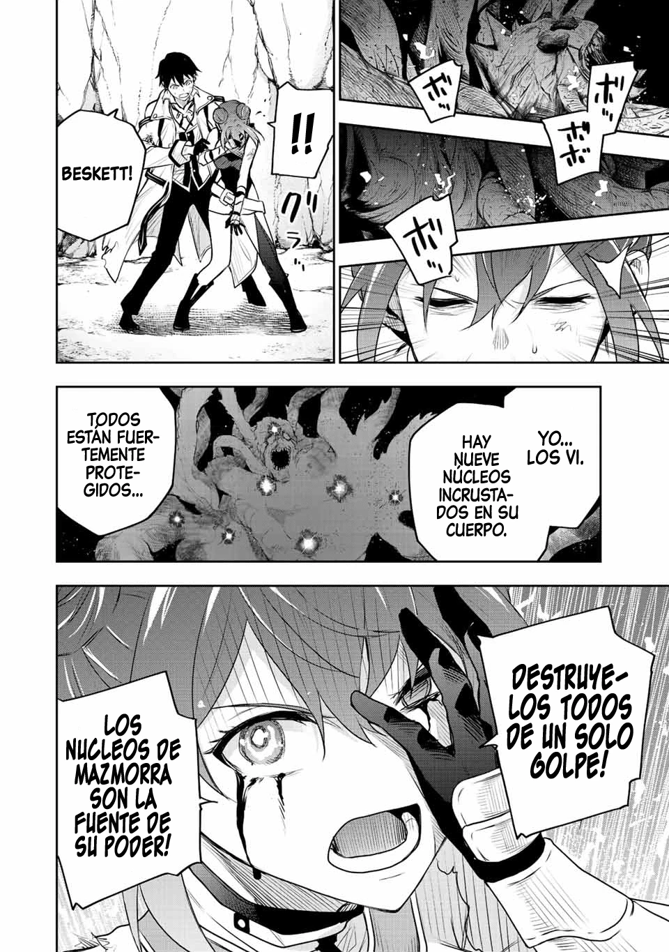 Un mago de la corte, que se centraba en la magia de apoyo porque sus aliados eran demasiado débiles, aspira a convertirse en el más fuerte tras ser expulsado Capitulo 78 página 6