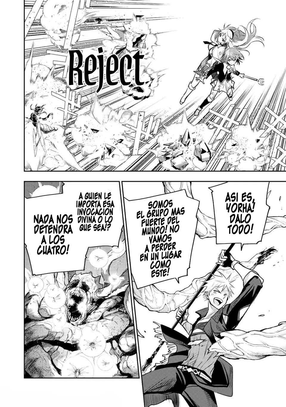 Un mago de la corte, que se centraba en la magia de apoyo porque sus aliados eran demasiado débiles, aspira a convertirse en el más fuerte tras ser expulsado Capitulo 78 página 8