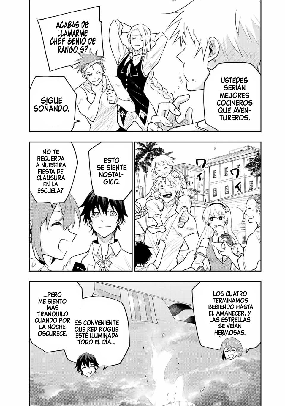 Un mago de la corte, que se centraba en la magia de apoyo porque sus aliados eran demasiado débiles, aspira a convertirse en el más fuerte tras ser expulsado Capitulo 82 página 4