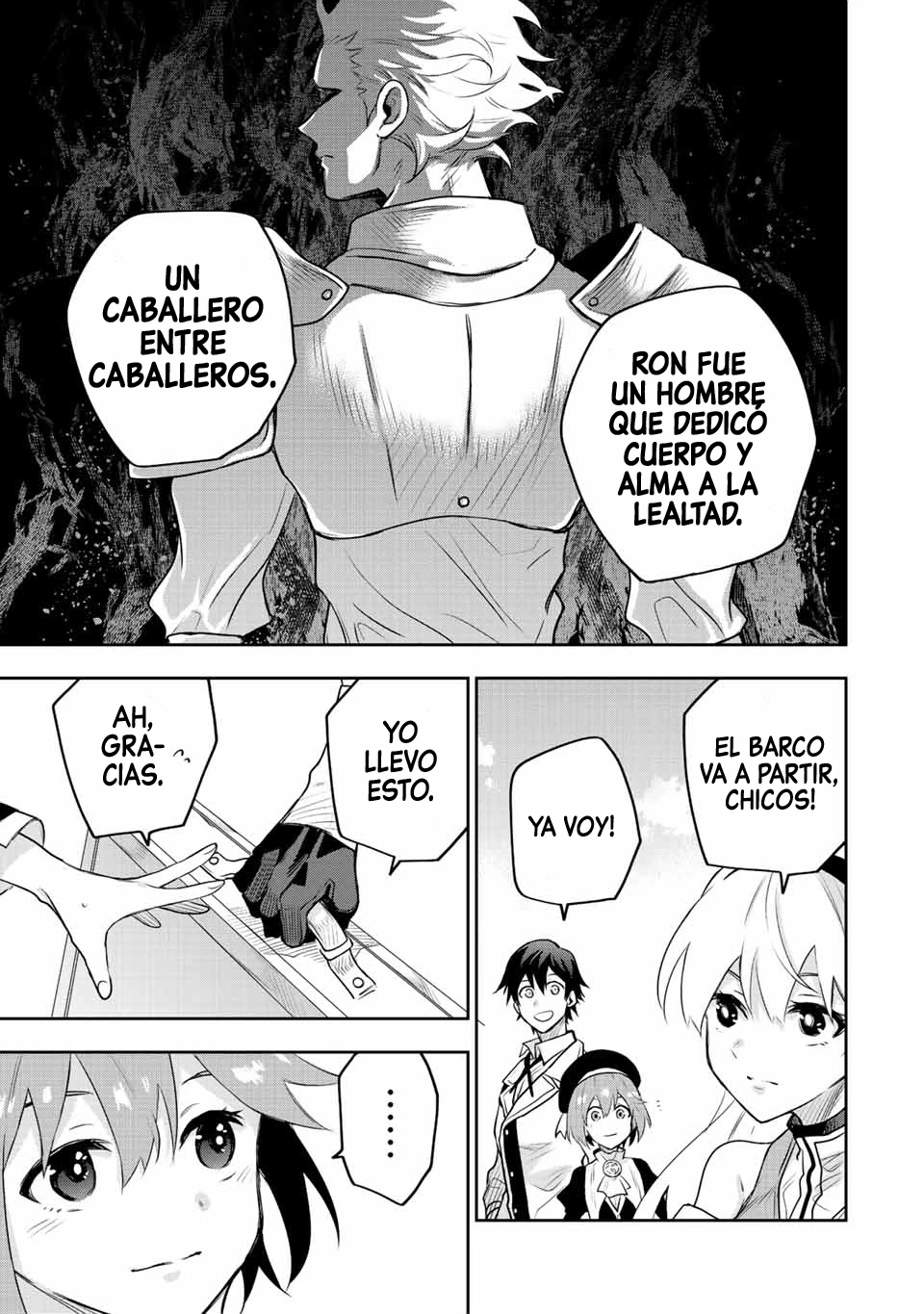 Un mago de la corte, que se centraba en la magia de apoyo porque sus aliados eran demasiado débiles, aspira a convertirse en el más fuerte tras ser expulsado Capitulo 83 página 17