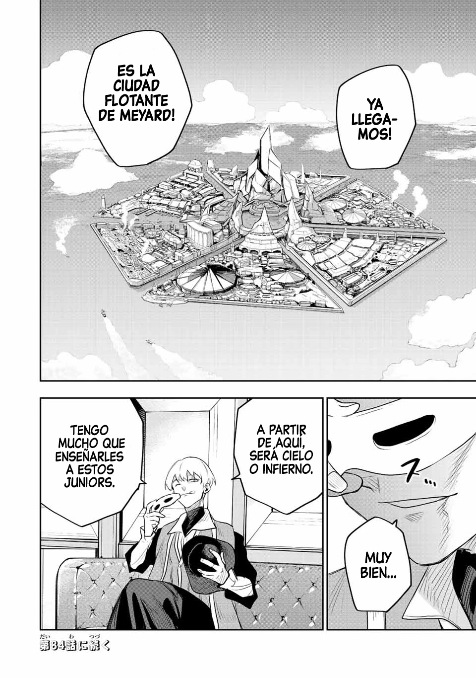 Un mago de la corte, que se centraba en la magia de apoyo porque sus aliados eran demasiado débiles, aspira a convertirse en el más fuerte tras ser expulsado Capitulo 83 página 20