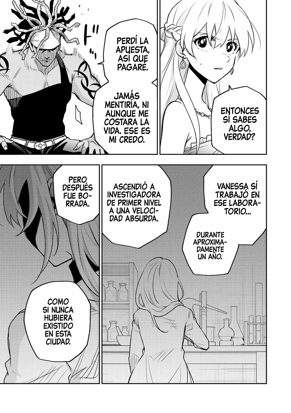 Un mago de la corte, que se centraba en la magia de apoyo porque sus aliados eran demasiado débiles, aspira a convertirse en el más fuerte tras ser expulsado Capitulo 86 página 7