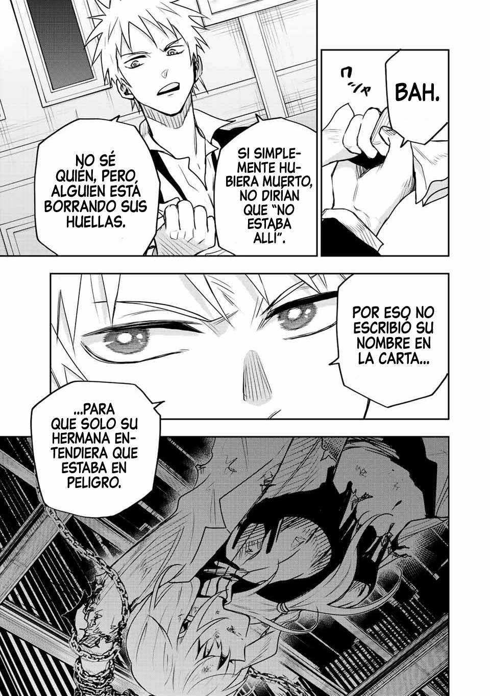 Un mago de la corte, que se centraba en la magia de apoyo porque sus aliados eran demasiado débiles, aspira a convertirse en el más fuerte tras ser expulsado Capitulo 86 página 9