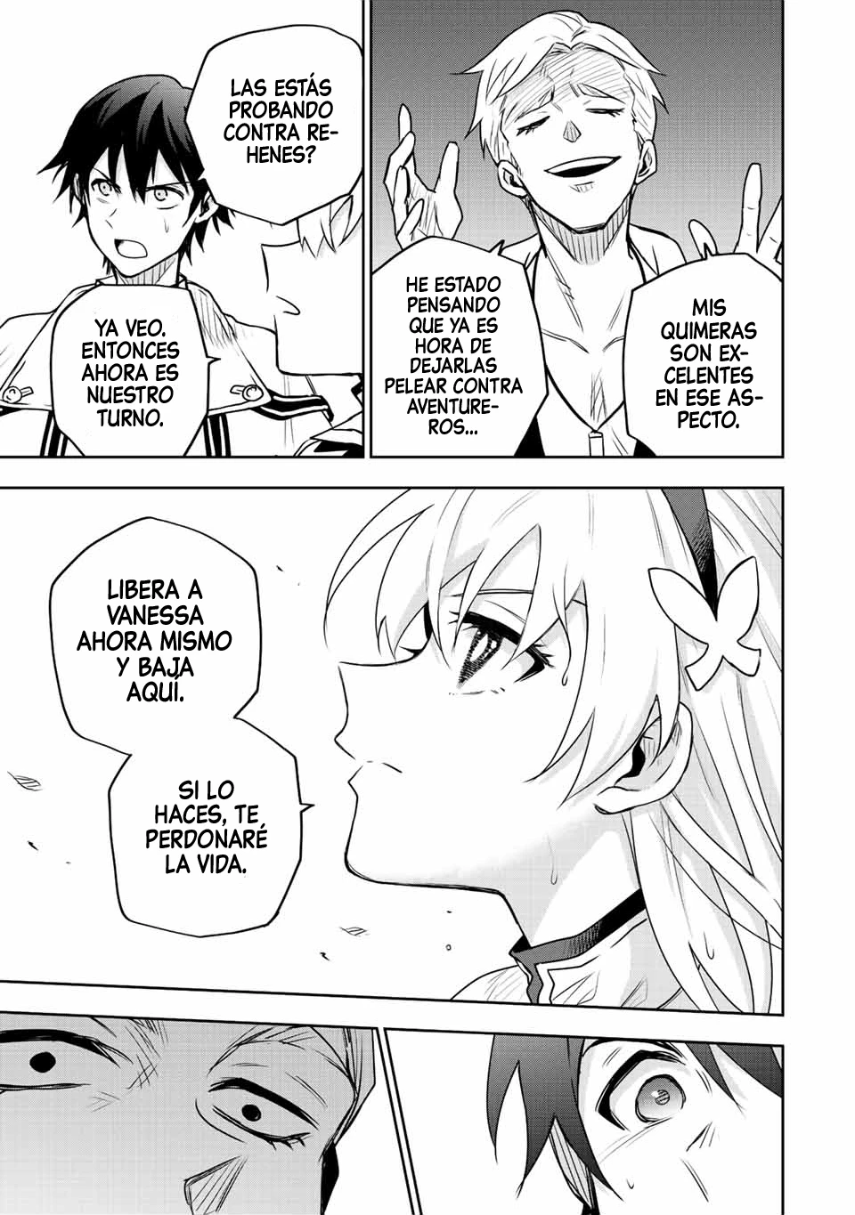 Un mago de la corte, que se centraba en la magia de apoyo porque sus aliados eran demasiado débiles, aspira a convertirse en el más fuerte tras ser expulsado Capitulo 88 página 19