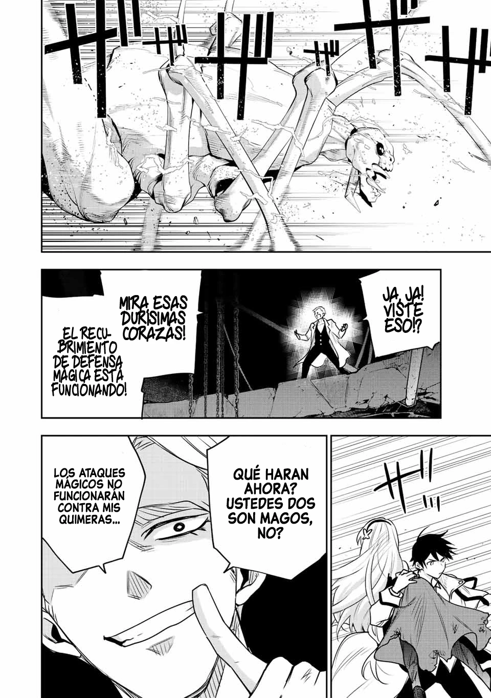 Un mago de la corte, que se centraba en la magia de apoyo porque sus aliados eran demasiado débiles, aspira a convertirse en el más fuerte tras ser expulsado Capitulo 89 página 8