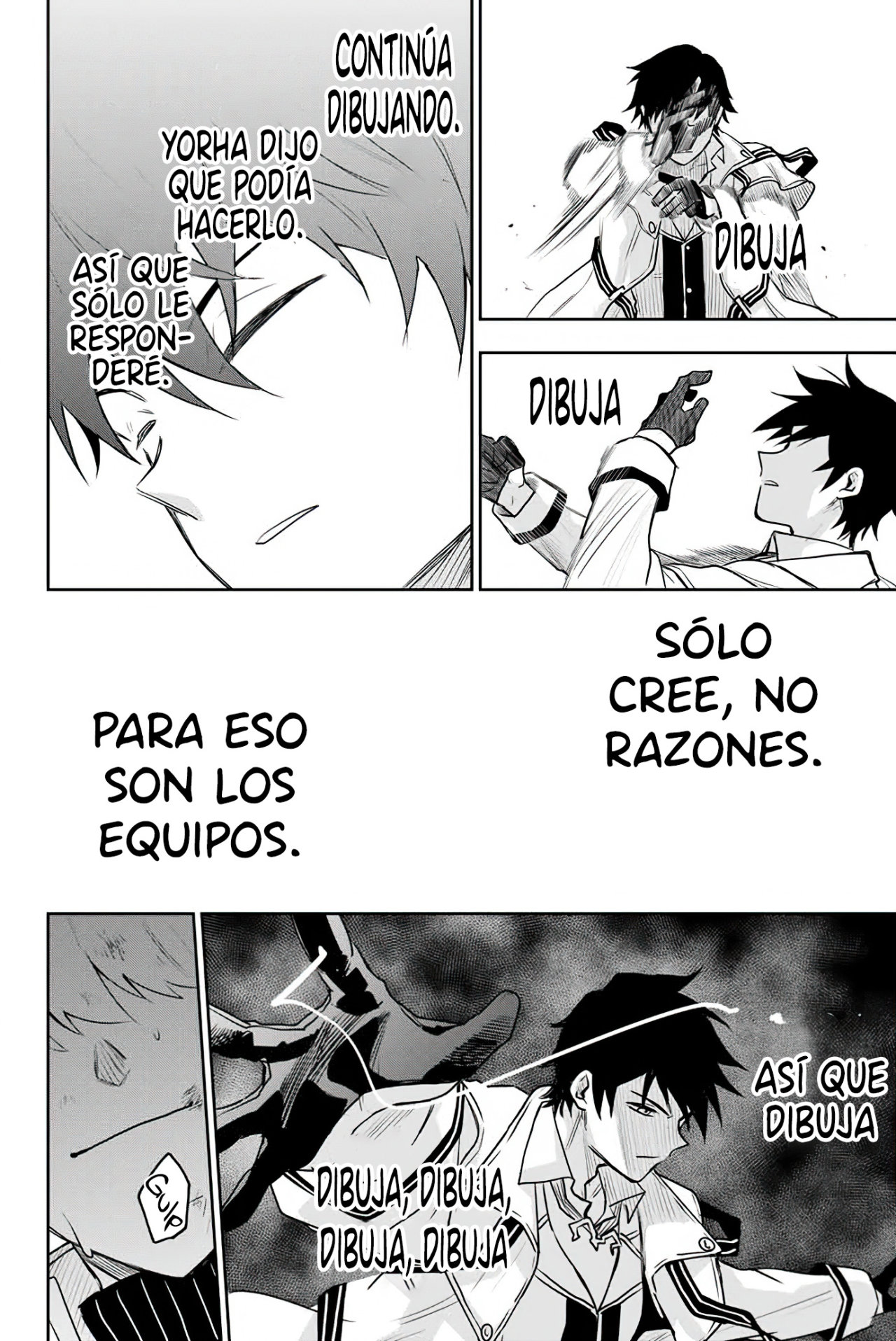 Un mago de la corte, que se centraba en la magia de apoyo porque sus aliados eran demasiado débiles, aspira a convertirse en el más fuerte tras ser expulsado Capitulo 9: Despliegues múltiples página 15