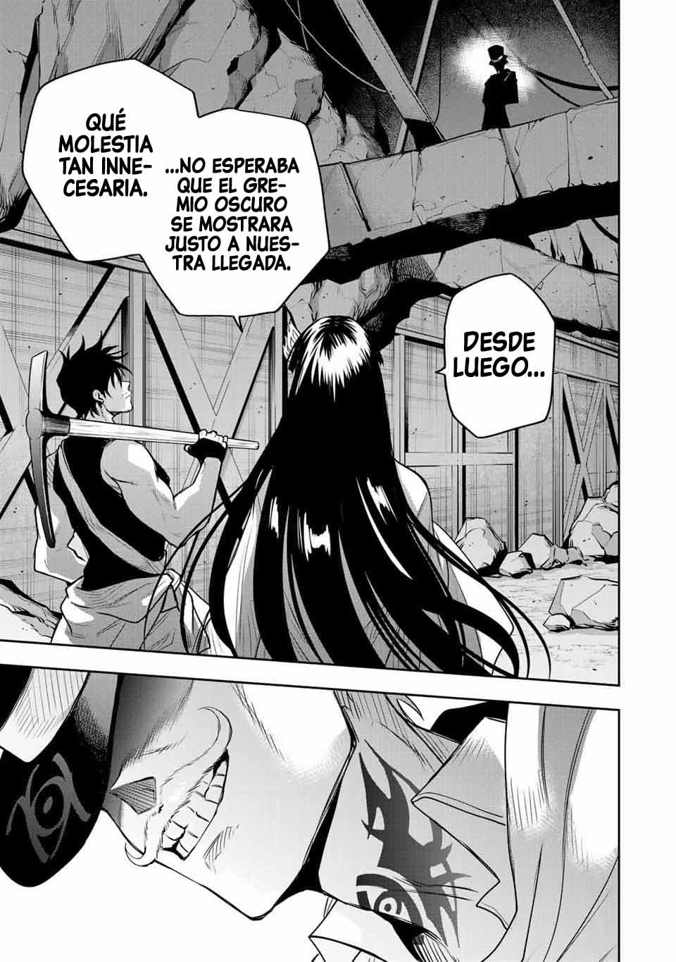 Un mago de la corte, que se centraba en la magia de apoyo porque sus aliados eran demasiado débiles, aspira a convertirse en el más fuerte tras ser expulsado Capitulo 93 página 17