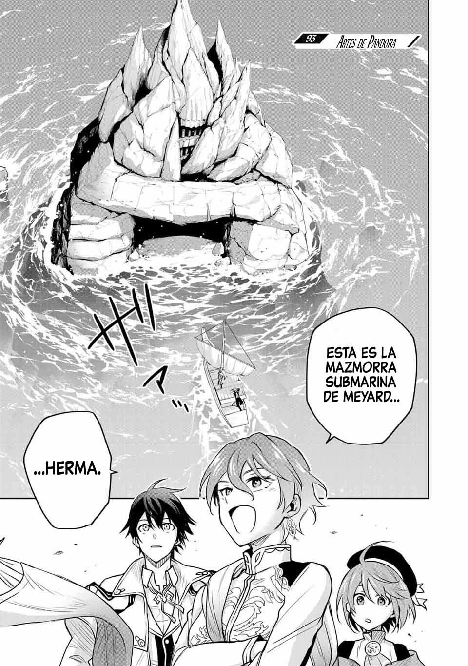 Un mago de la corte, que se centraba en la magia de apoyo porque sus aliados eran demasiado débiles, aspira a convertirse en el más fuerte tras ser expulsado Capitulo 93 página 3
