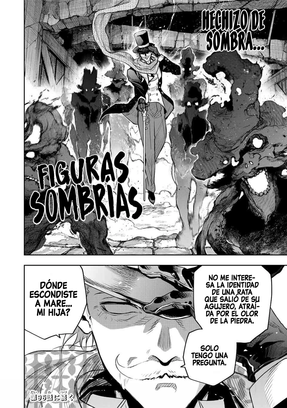 Un mago de la corte, que se centraba en la magia de apoyo porque sus aliados eran demasiado débiles, aspira a convertirse en el más fuerte tras ser expulsado Capitulo 95 página 22