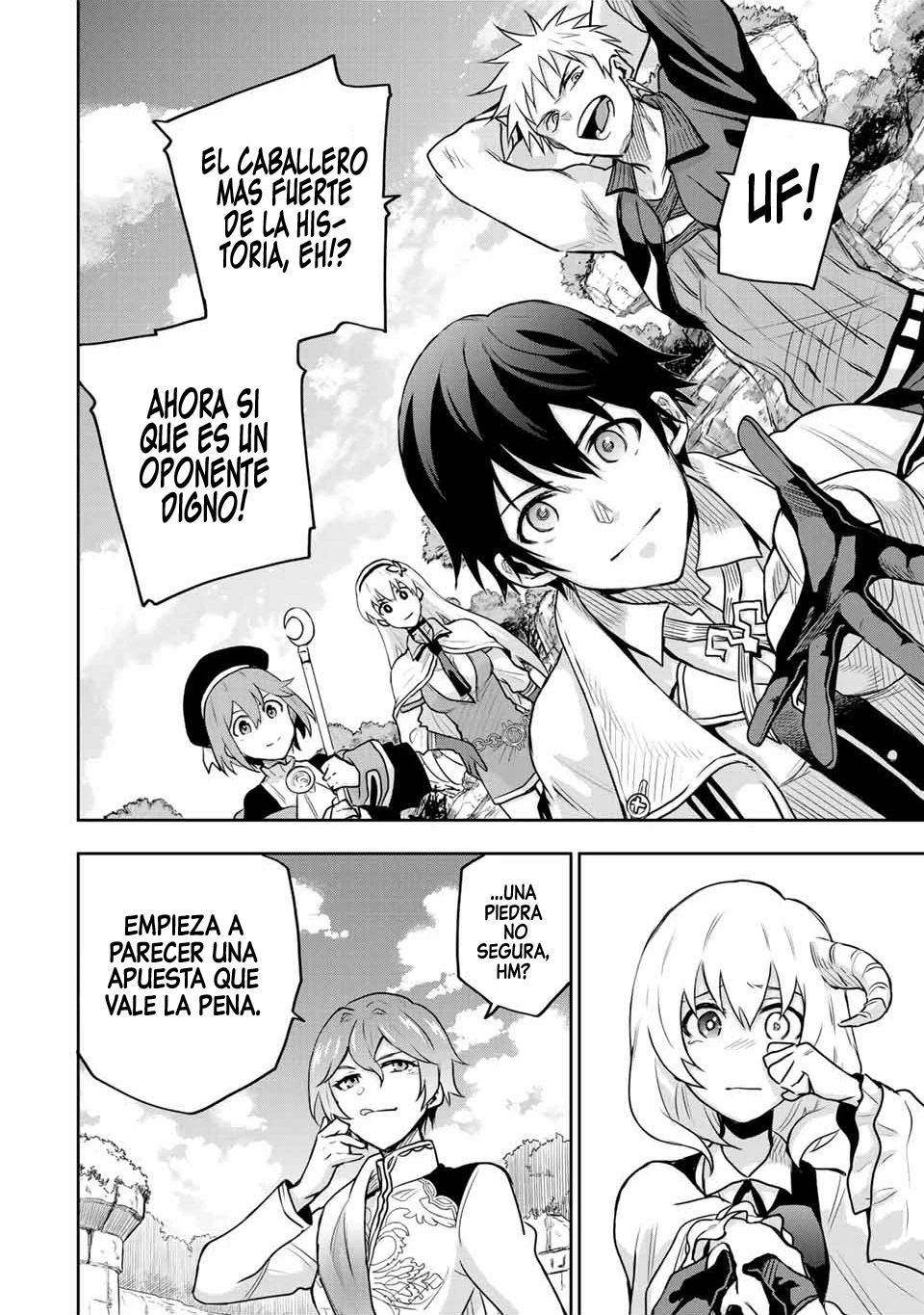 Un mago de la corte, que se centraba en la magia de apoyo porque sus aliados eran demasiado débiles, aspira a convertirse en el más fuerte tras ser expulsado Capitulo 97 página 14