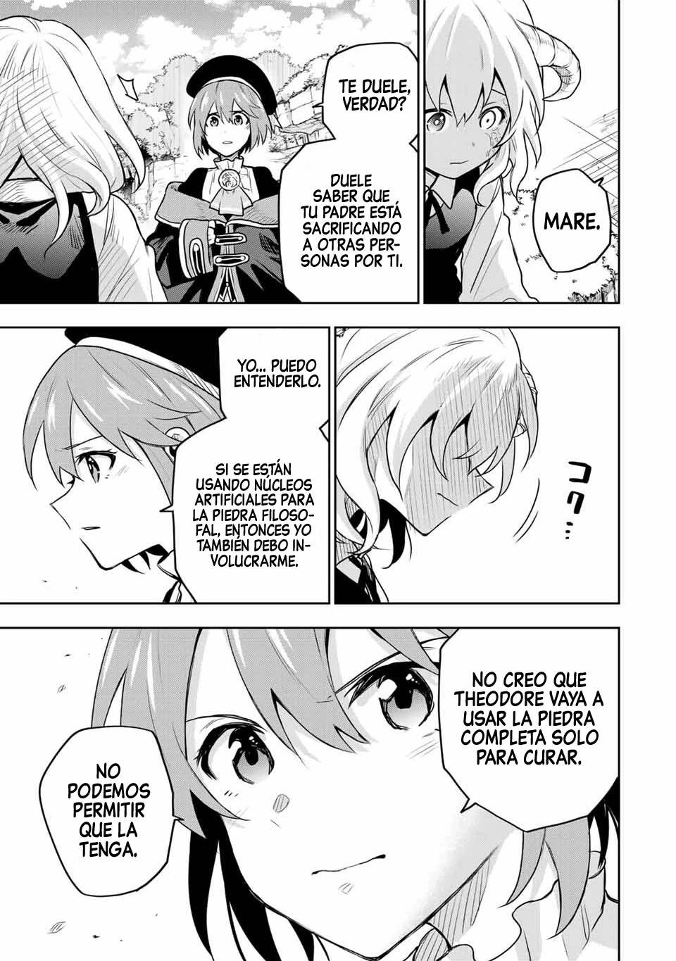 Un mago de la corte, que se centraba en la magia de apoyo porque sus aliados eran demasiado débiles, aspira a convertirse en el más fuerte tras ser expulsado Capitulo 97 página 7