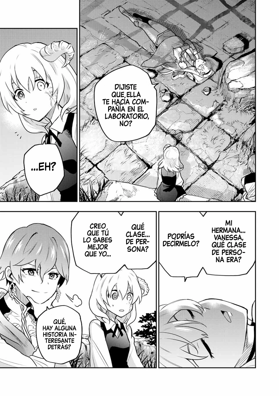 Un mago de la corte, que se centraba en la magia de apoyo porque sus aliados eran demasiado débiles, aspira a convertirse en el más fuerte tras ser expulsado Capitulo 99 página 7