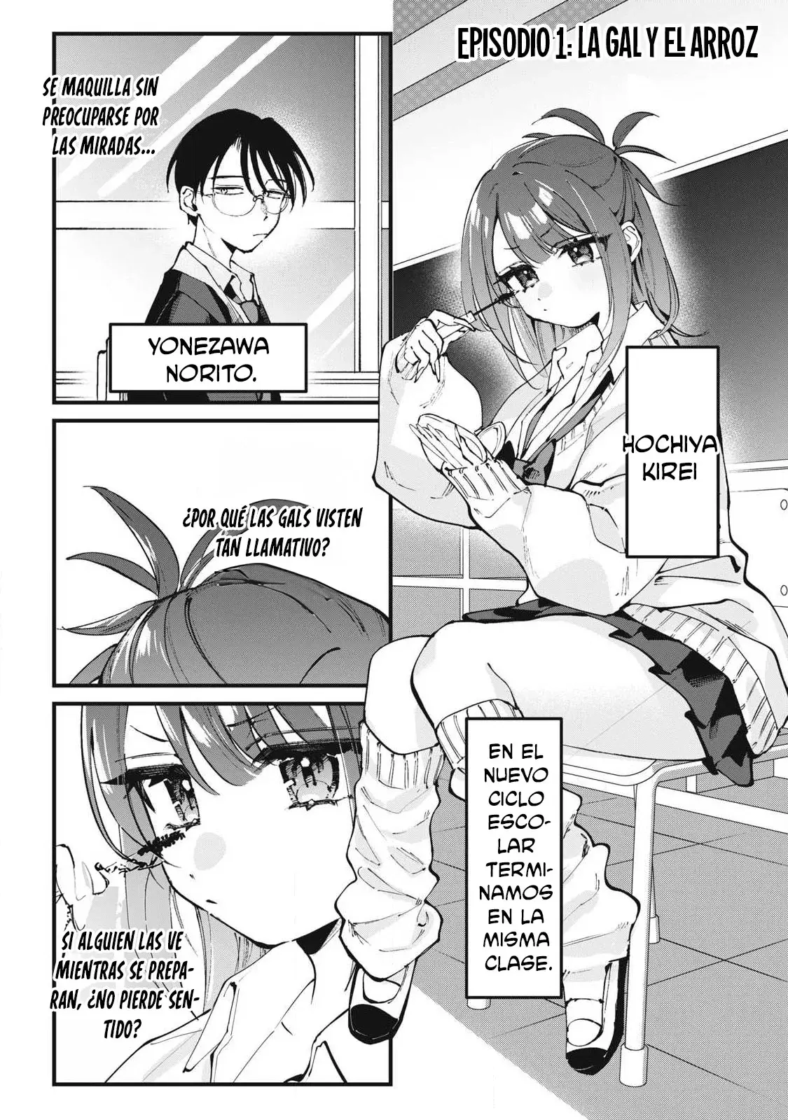 Hochiya-san tiene más que de sobra. Capitulo 1: La gal y el arroz página 4