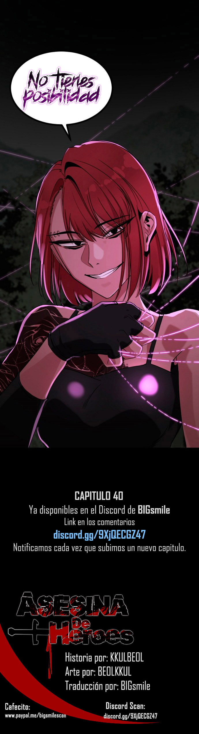 Asesina de heroes Capitulo 39 página 26