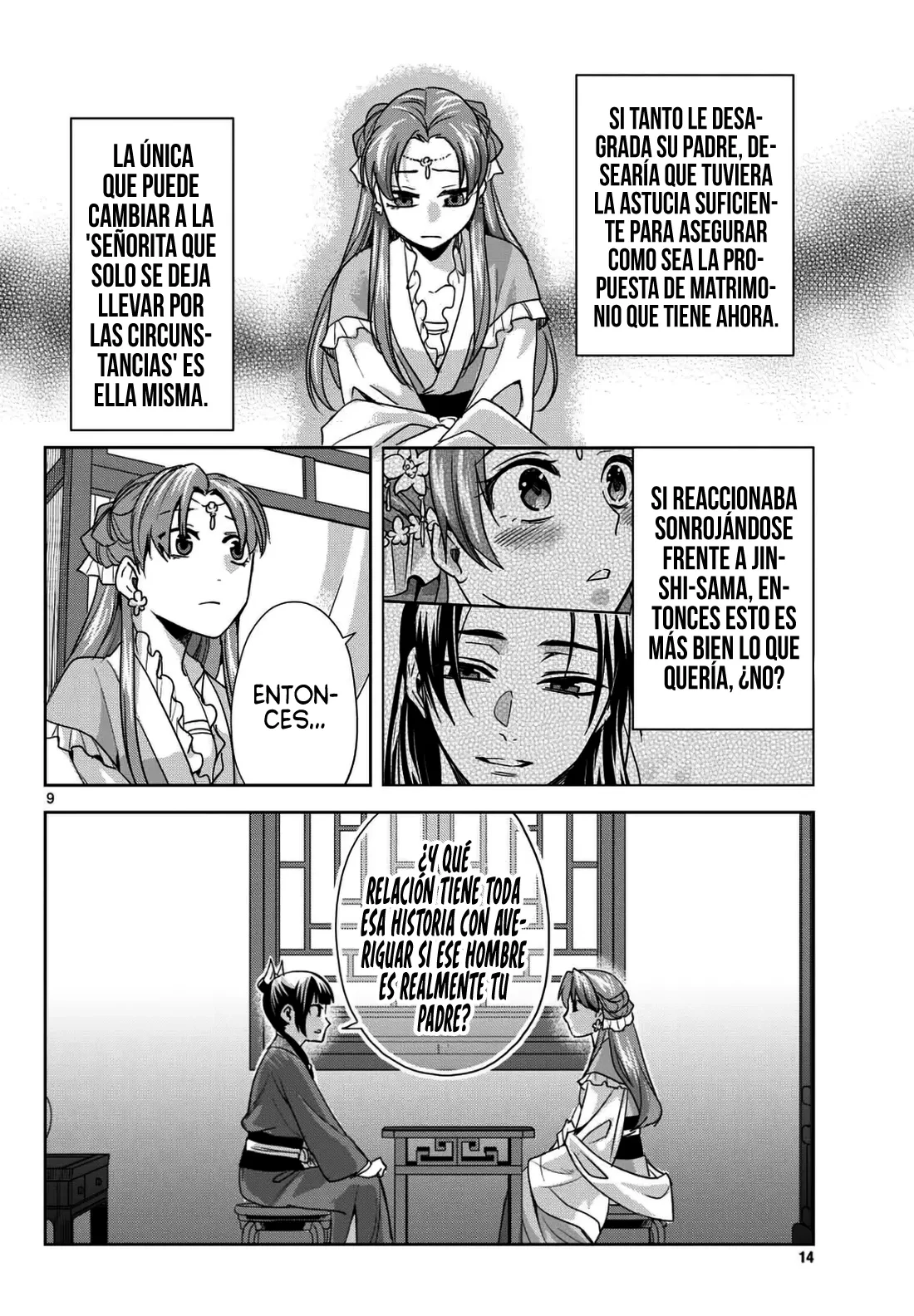 Los Diarios de la Boticaria. – El Diario de los Misterios del Palacio Interior de MaoMao. Capitulo 102 página 10