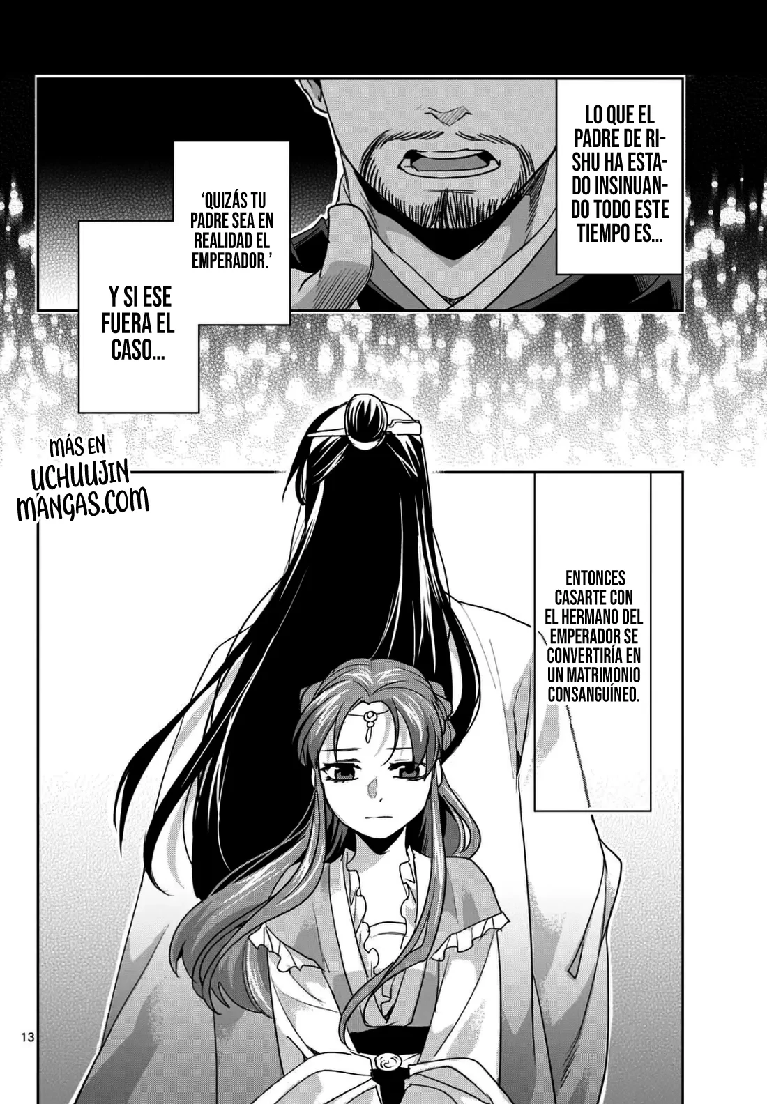 Los Diarios de la Boticaria. – El Diario de los Misterios del Palacio Interior de MaoMao. Capitulo 102 página 14