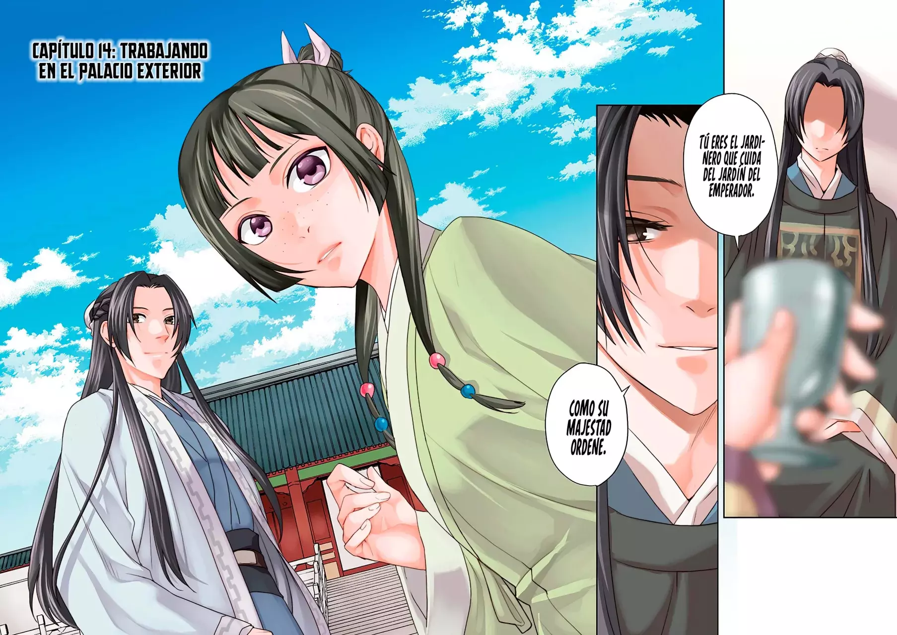 Los Diarios de la Boticaria. – El Diario de los Misterios del Palacio Interior de MaoMao. Capitulo 14: Trabajando en el Palacio Exterior. página 5