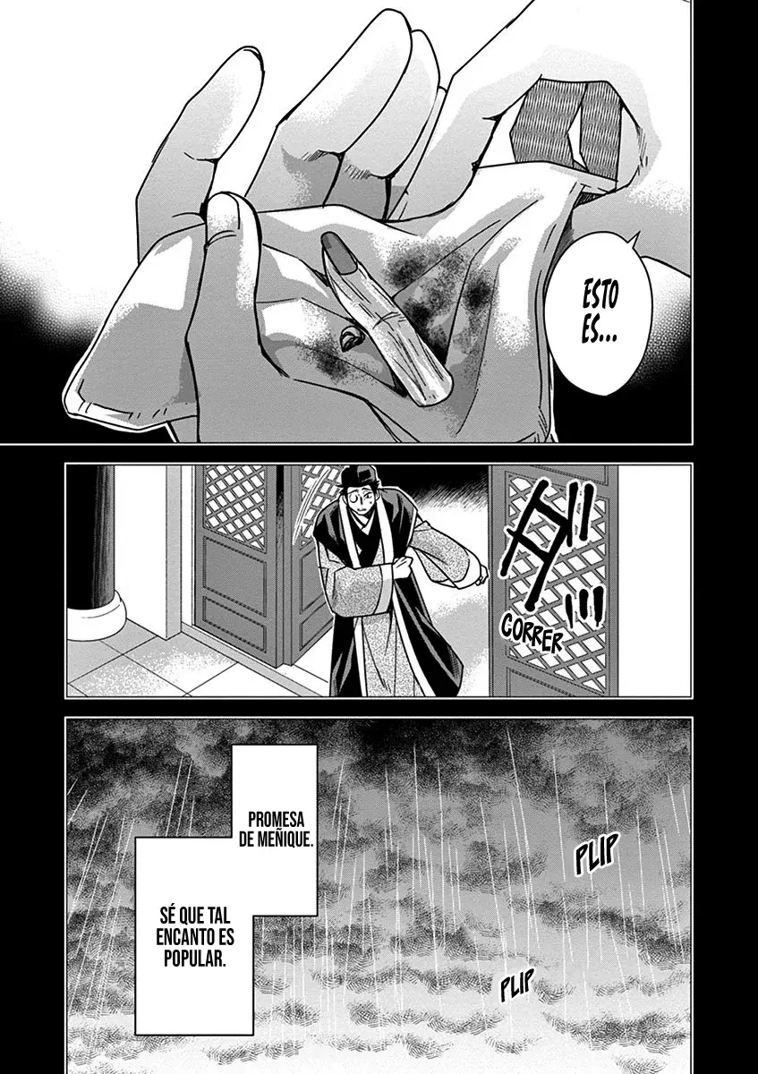 Los Diarios de la Boticaria. – El Diario de los Misterios del Palacio Interior de MaoMao. Capitulo 29: Bálsamo y Acederilla. página 16