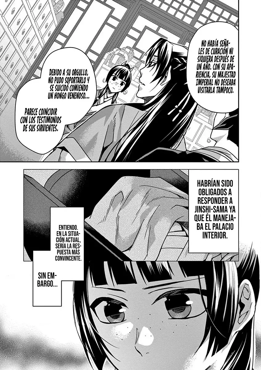 Los Diarios de la Boticaria. – El Diario de los Misterios del Palacio Interior de MaoMao. Capitulo 35: Hongo de Cadáver II página 17