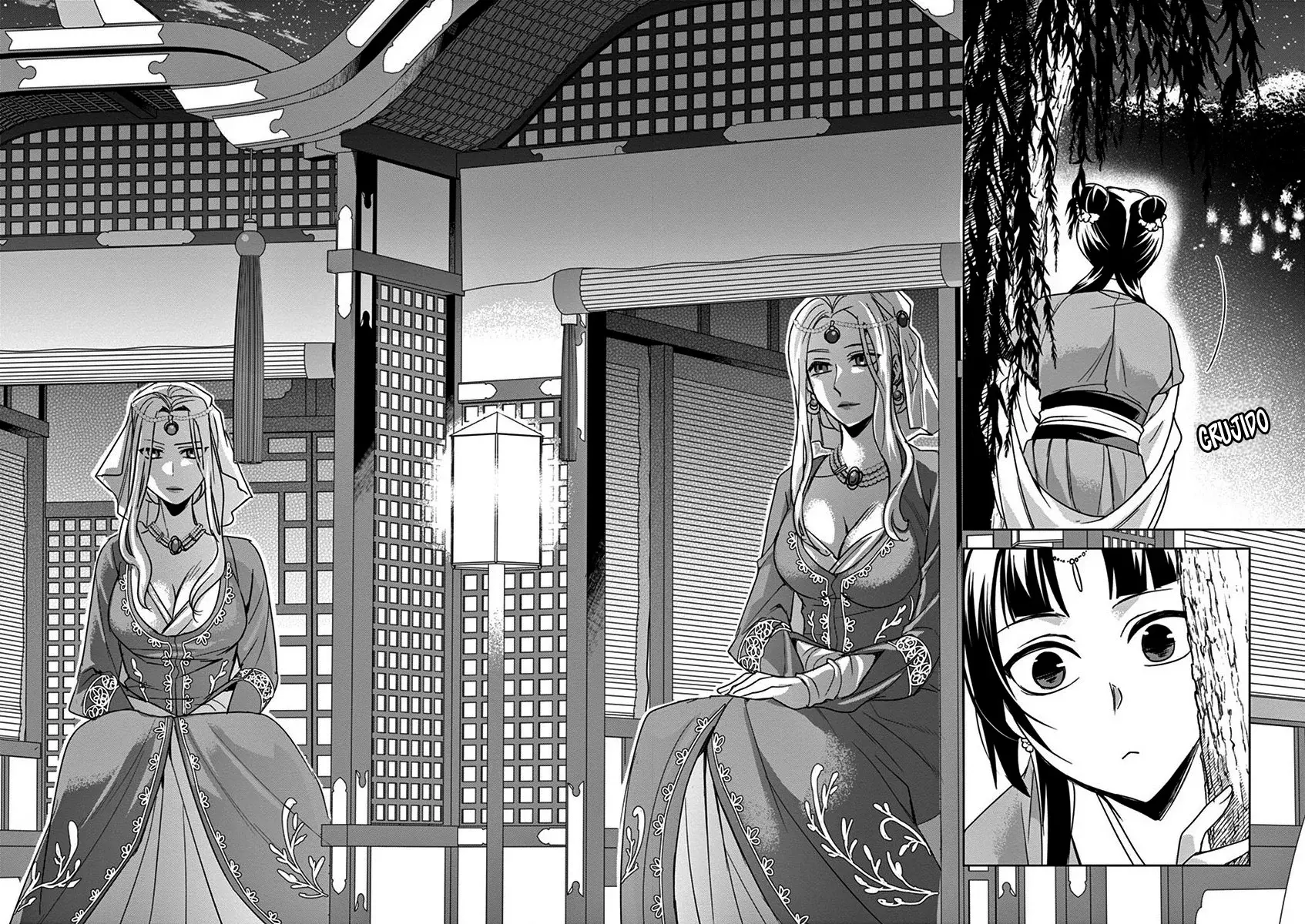Los Diarios de la Boticaria. – El Diario de los Misterios del Palacio Interior de MaoMao. Capitulo 37: El Espiritu de la Luna [1] página 42
