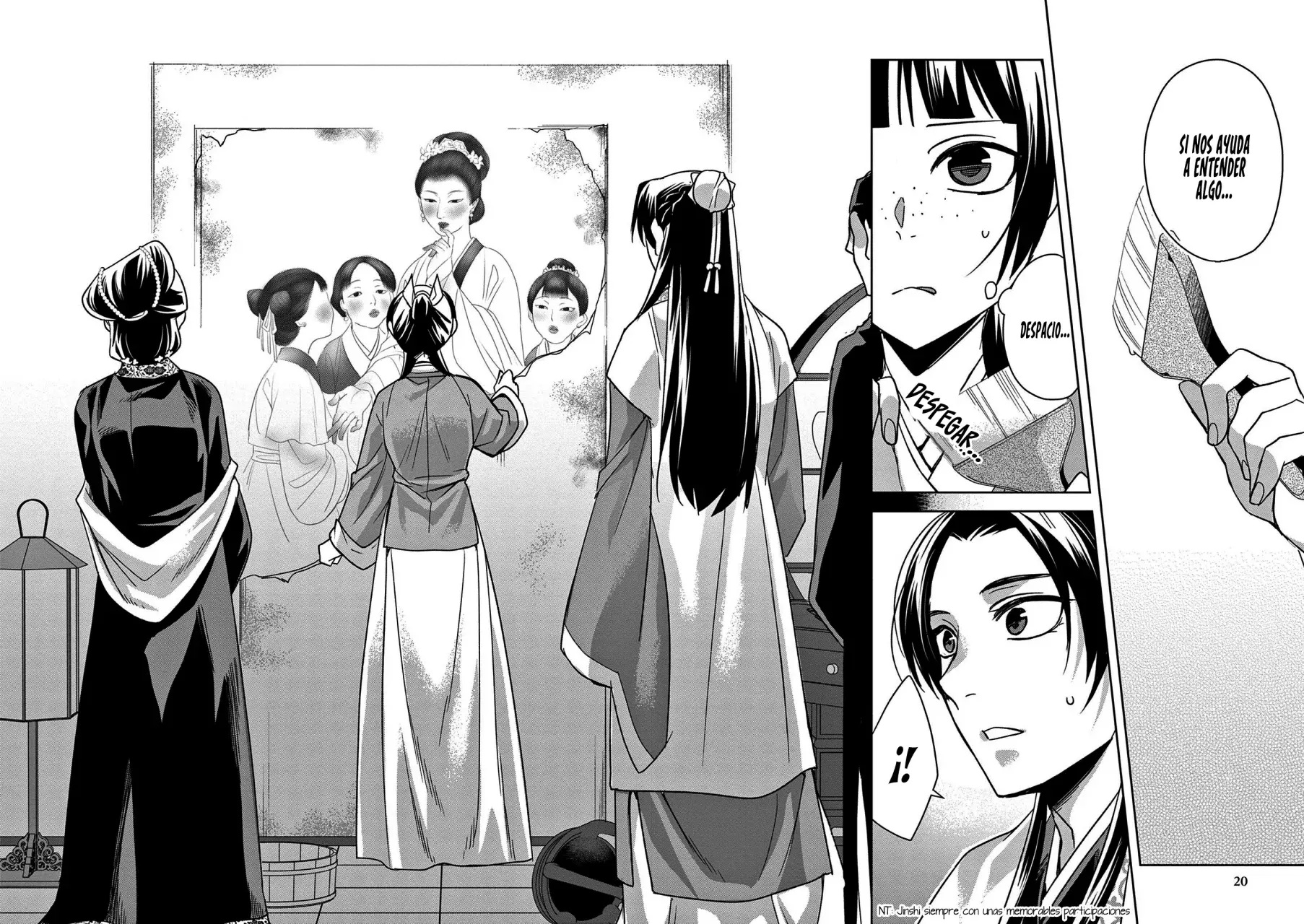 Los Diarios de la Boticaria. – El Diario de los Misterios del Palacio Interior de MaoMao. Capitulo 46: El Secreto del Difunto Emperador. página 22