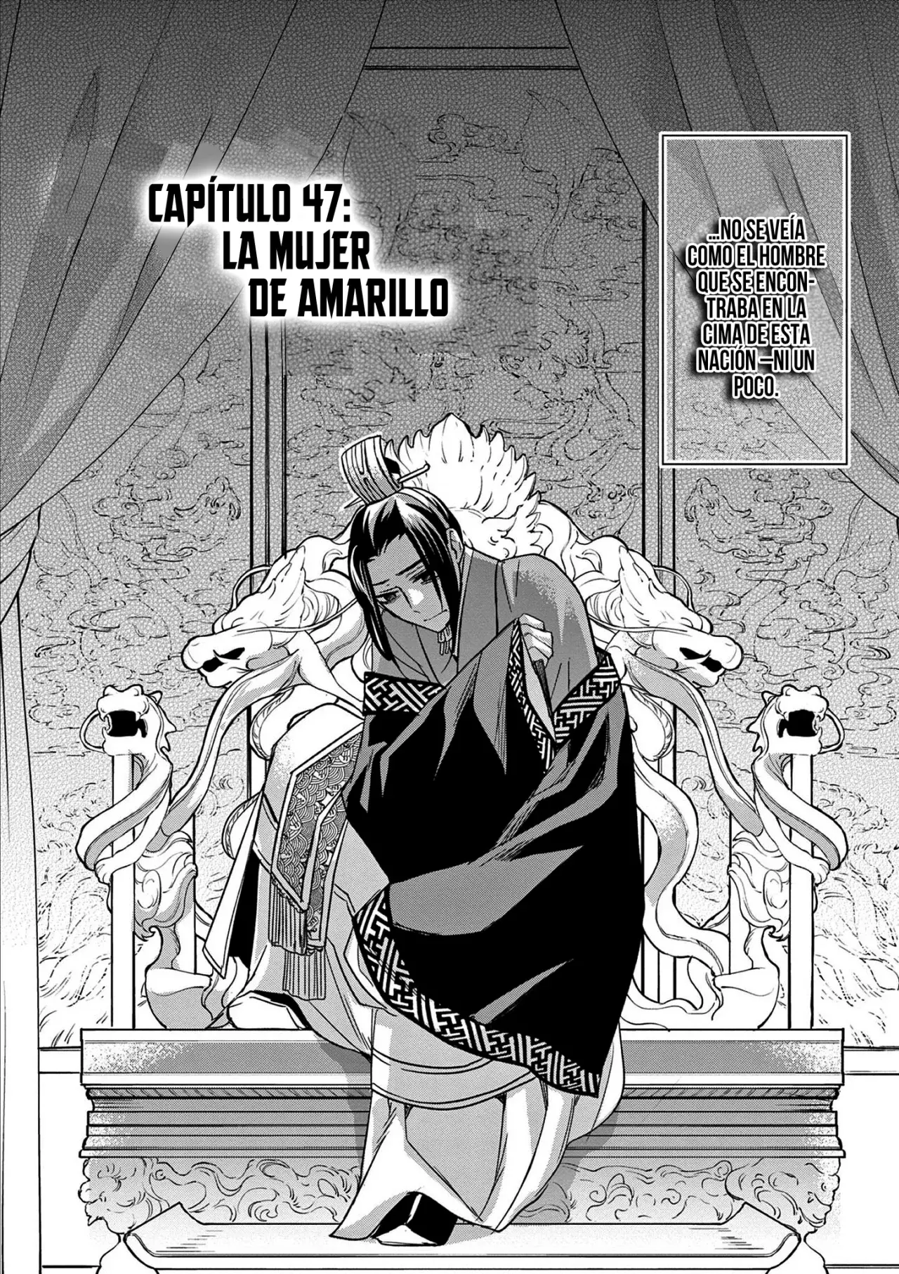 Los Diarios de la Boticaria. – El Diario de los Misterios del Palacio Interior de MaoMao. Capitulo 47: La Mujer de Amarillo. página 6