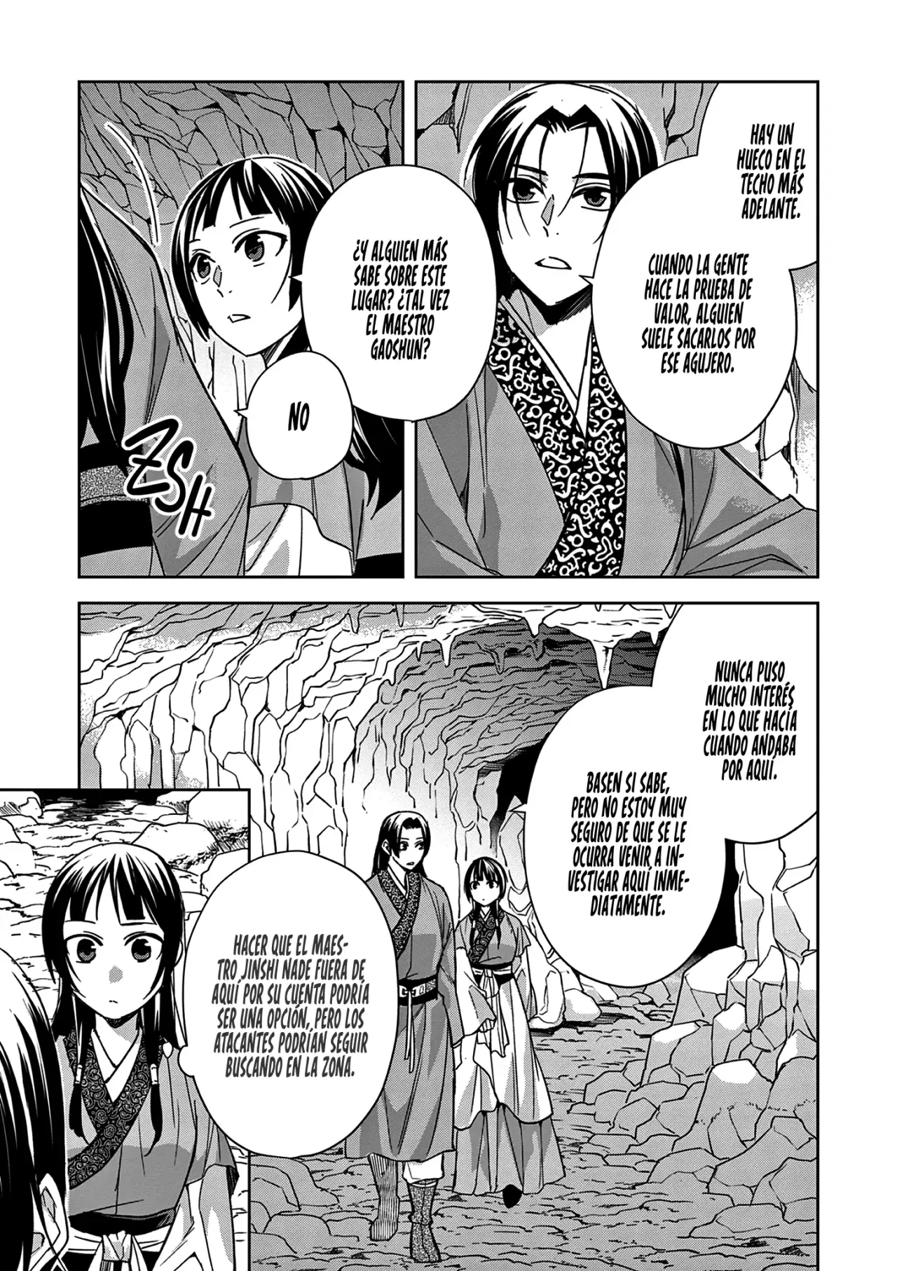 Los Diarios de la Boticaria. – El Diario de los Misterios del Palacio Interior de MaoMao. Capitulo 51: El Secreto de Jinshi. página 21