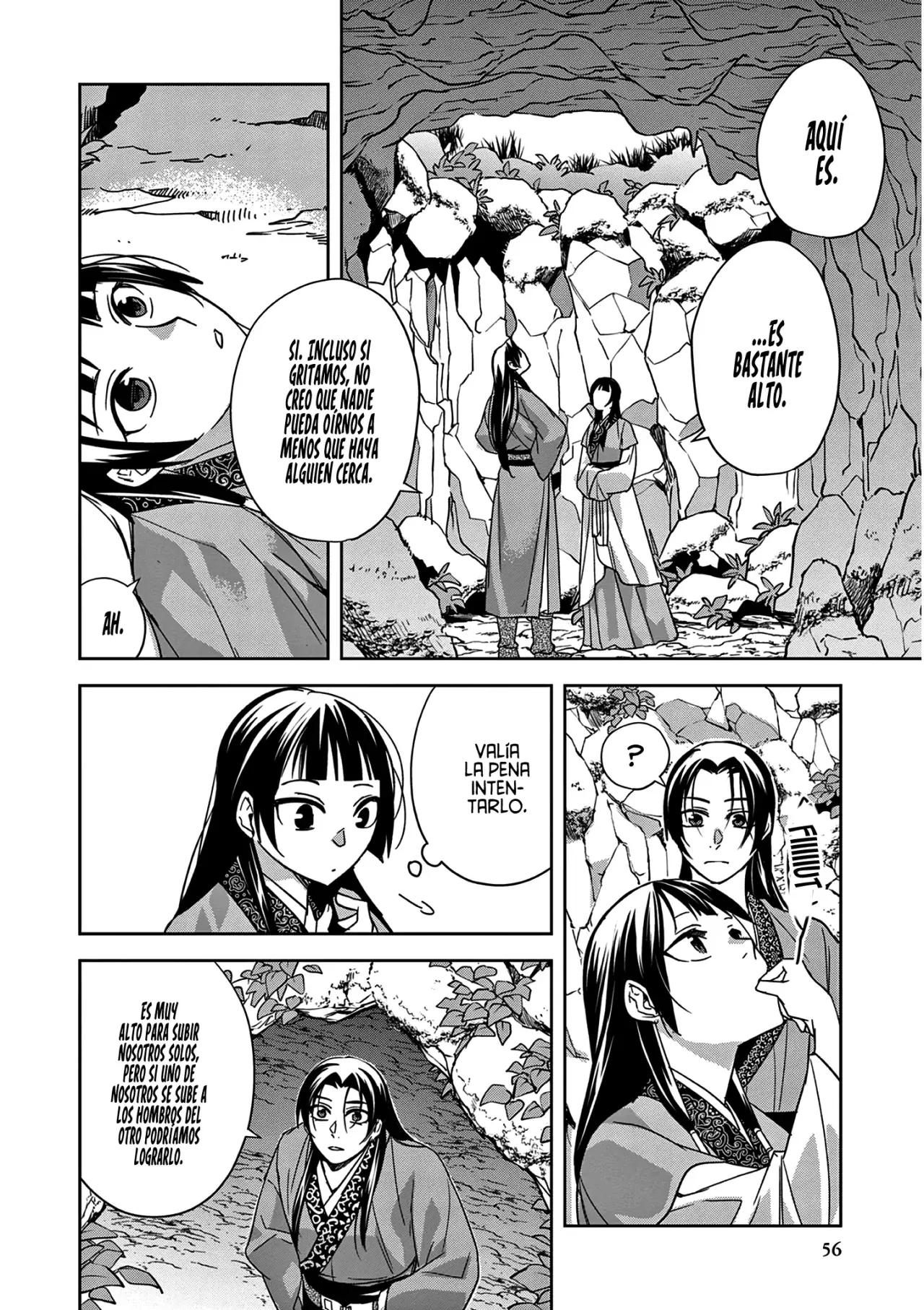 Los Diarios de la Boticaria. – El Diario de los Misterios del Palacio Interior de MaoMao. Capitulo 51: El Secreto de Jinshi. página 22