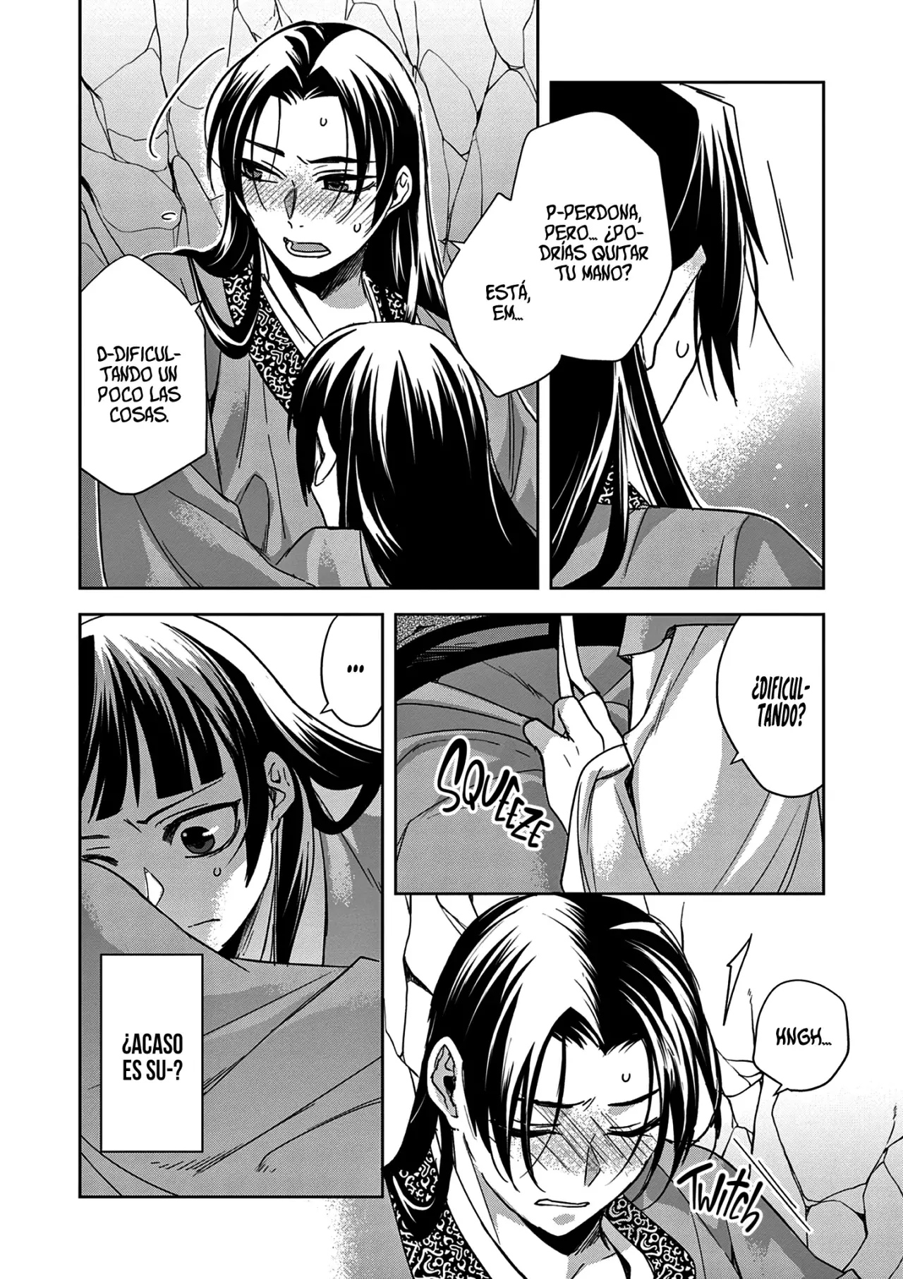 Los Diarios de la Boticaria. – El Diario de los Misterios del Palacio Interior de MaoMao. Capitulo 51: El Secreto de Jinshi. página 32