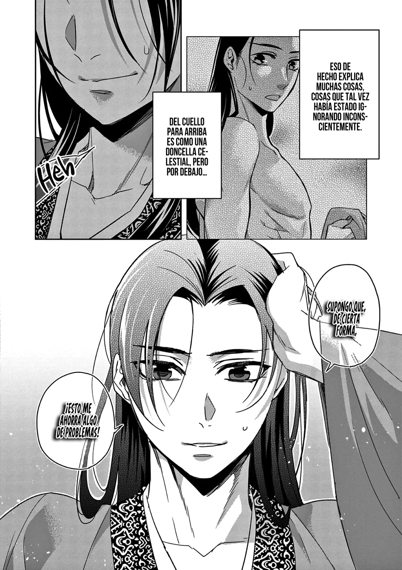 Los Diarios de la Boticaria. – El Diario de los Misterios del Palacio Interior de MaoMao. Capitulo 51: El Secreto de Jinshi. página 35